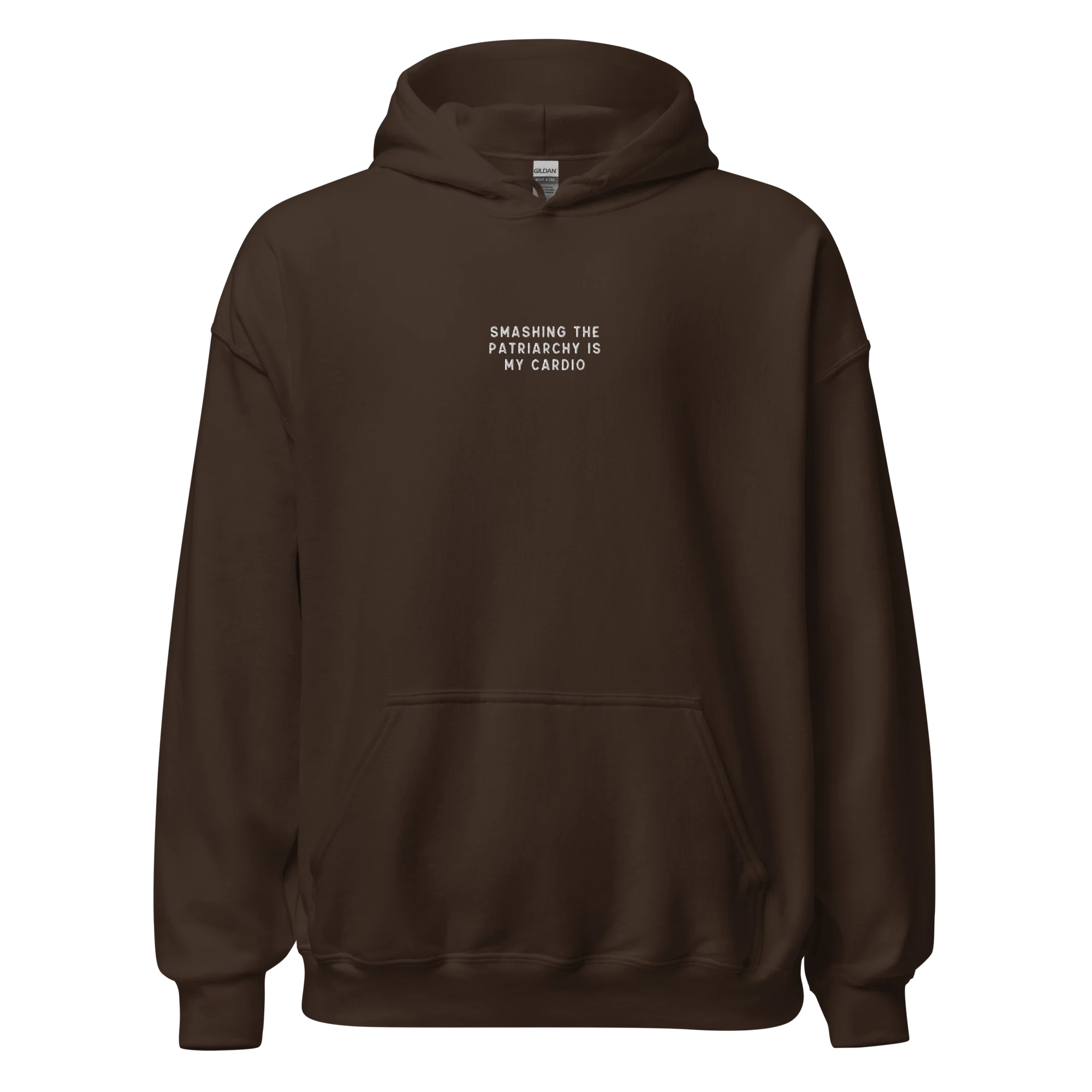 Smashing Patriarchy Cardio Embroidered Hoodie - Image 10