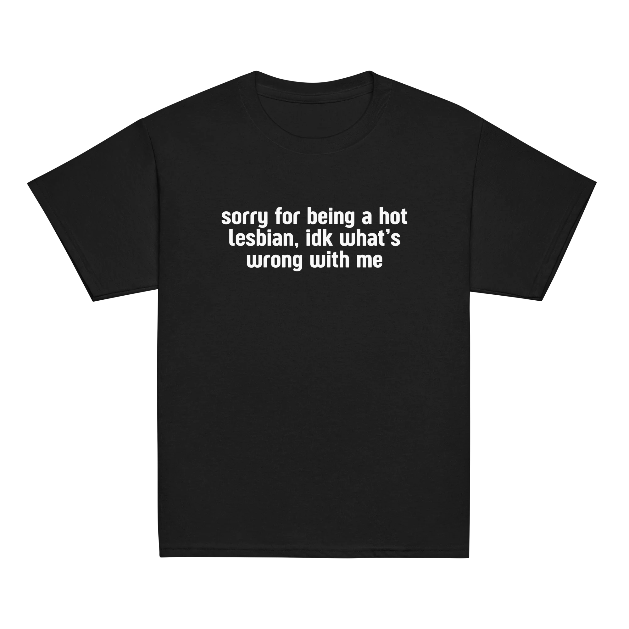 Sorry For Being a Hot Lesbian Baby Tee - Image 7