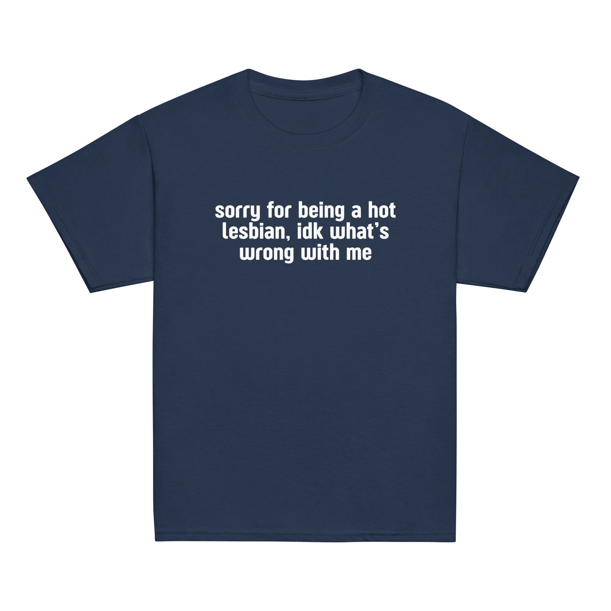 Sorry For Being a Hot Lesbian Baby Tee - Image 9