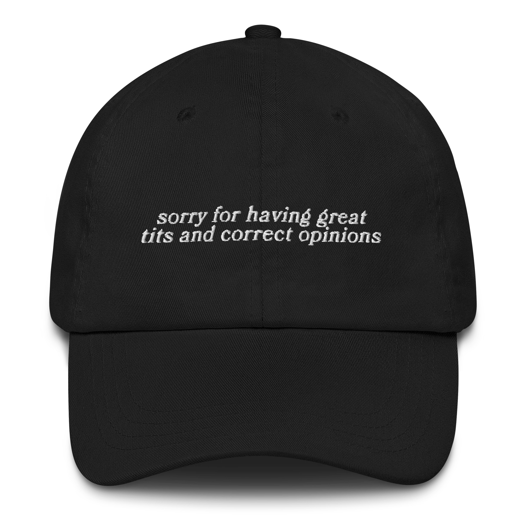 Sorry for Having Great Tits Embroidered Cap - Image 10