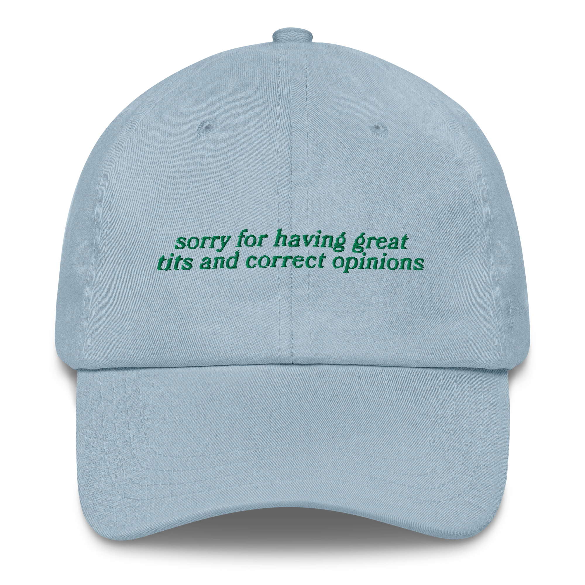 Sorry for Having Great Tits Embroidered Cap - Image 6