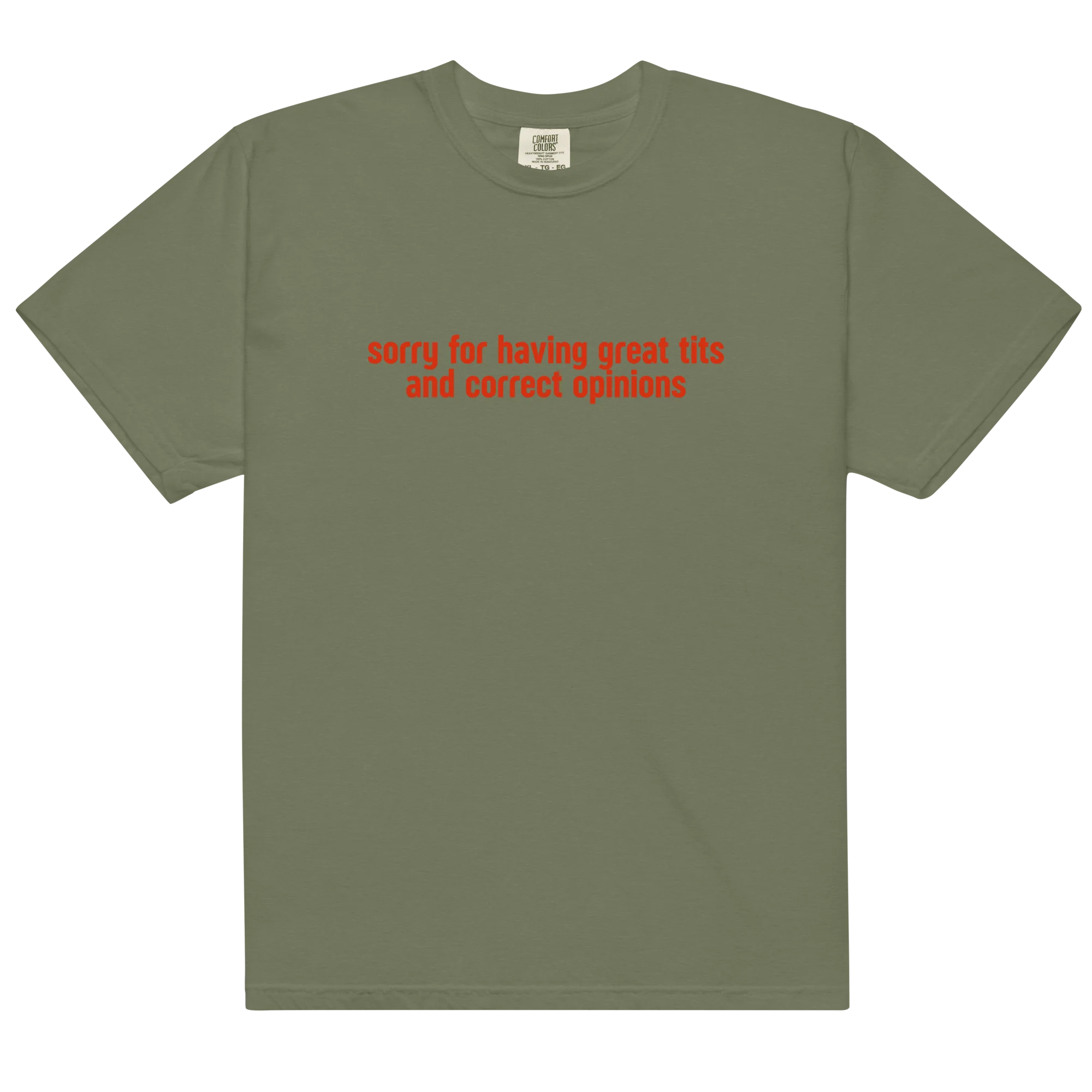 Sorry for Having Great Tits Classic T-Shirt - Image 12