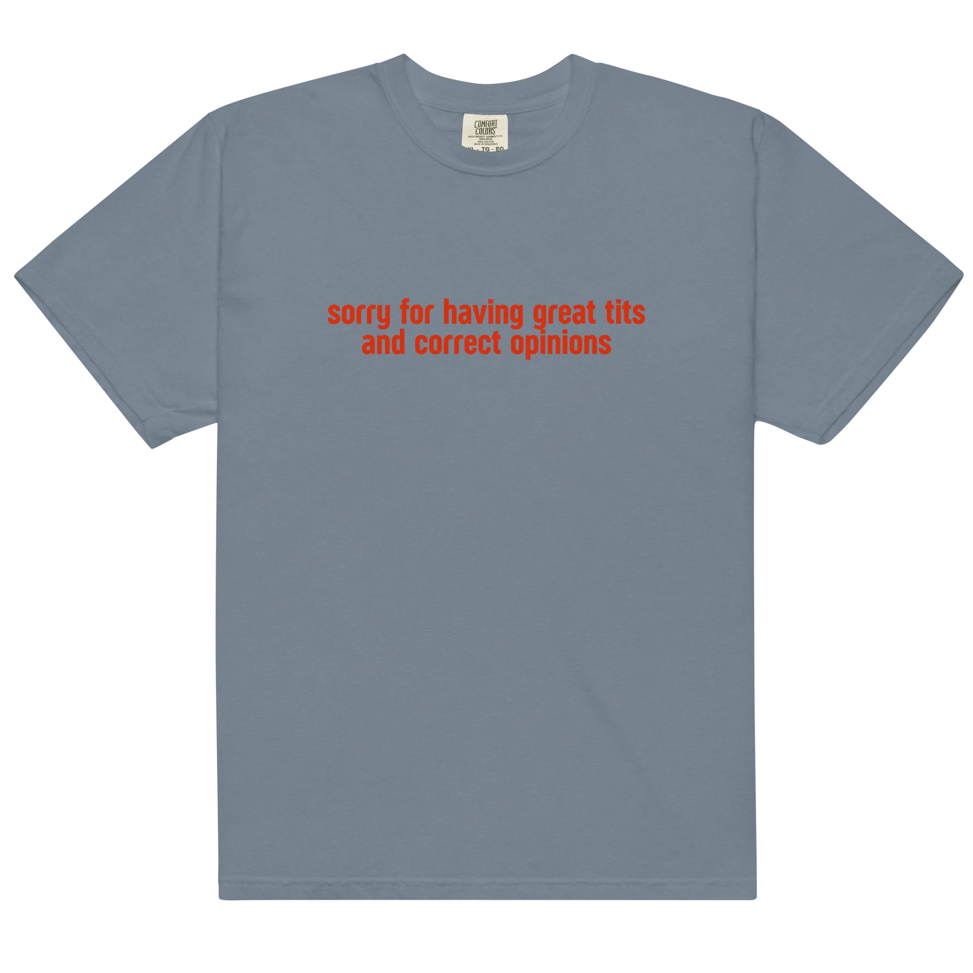 Sorry for Having Great Tits Classic T-Shirt - Image 13