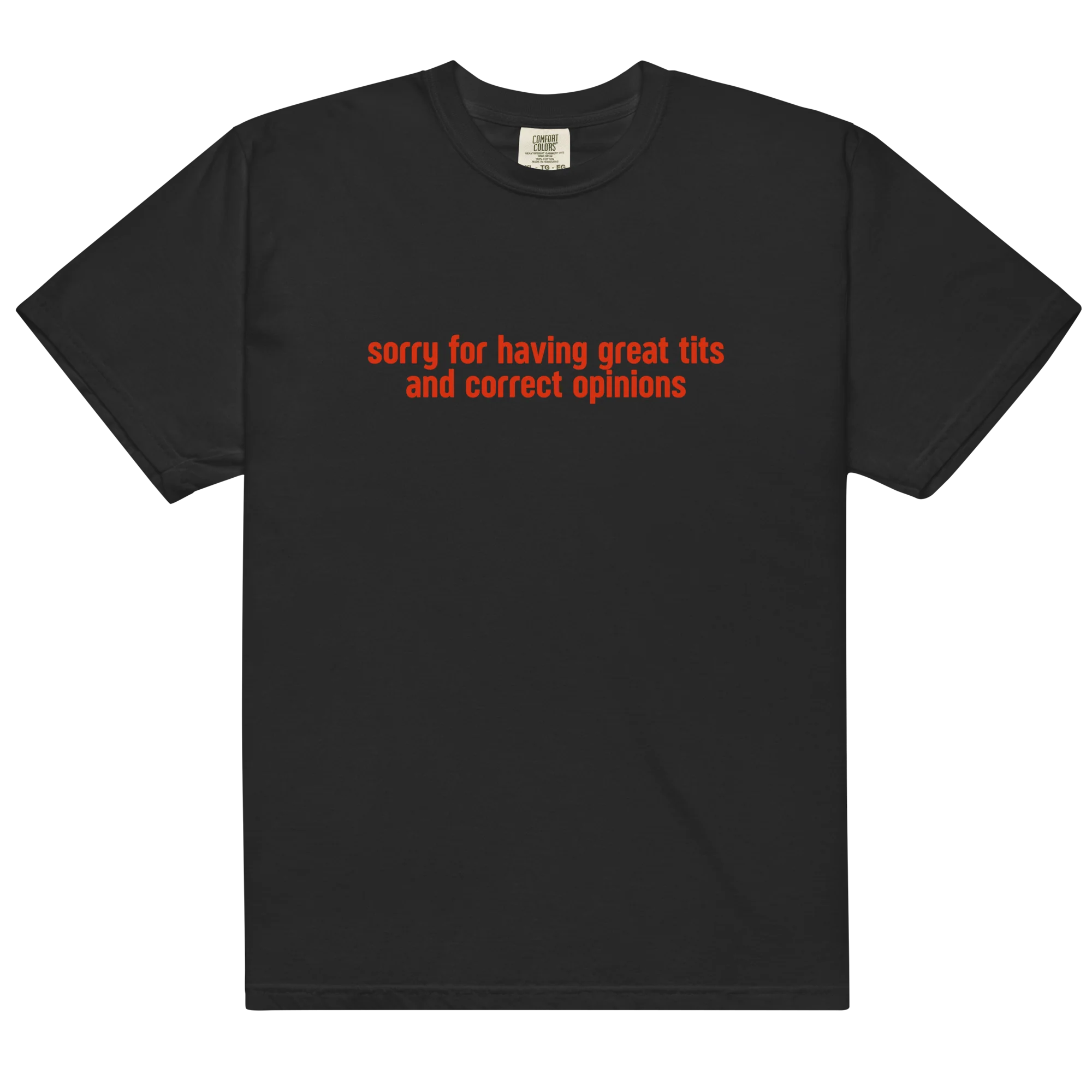 Sorry for Having Great Tits Classic T-Shirt - Image 14