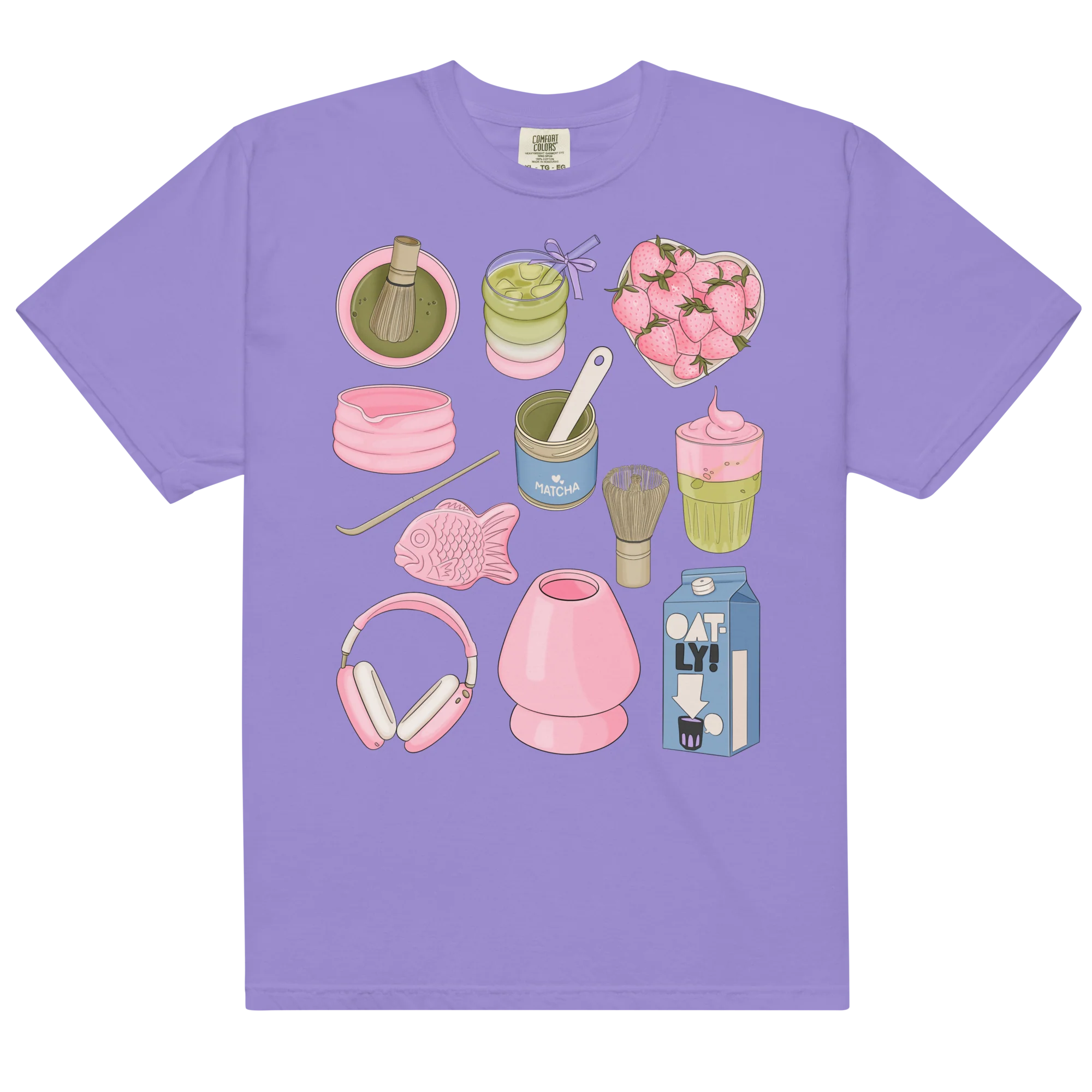 Strawberry Matcha Aesthetic Classic T-Shirt - Image 10