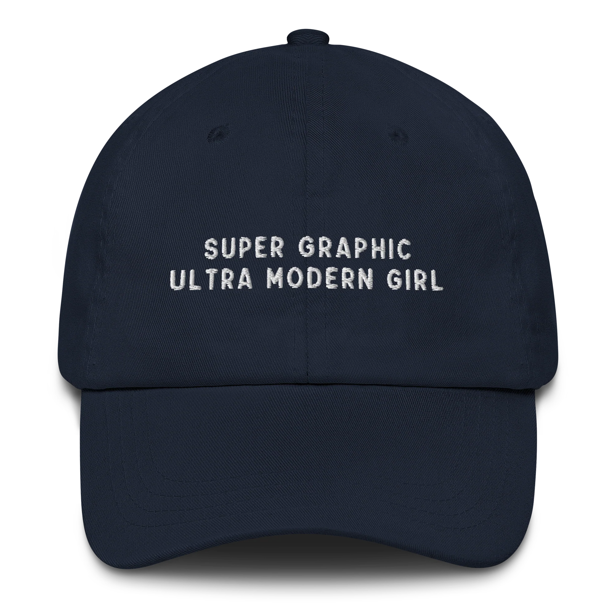 Super Graphic Ultra Modern Girl Embroidered Cap - Image 7