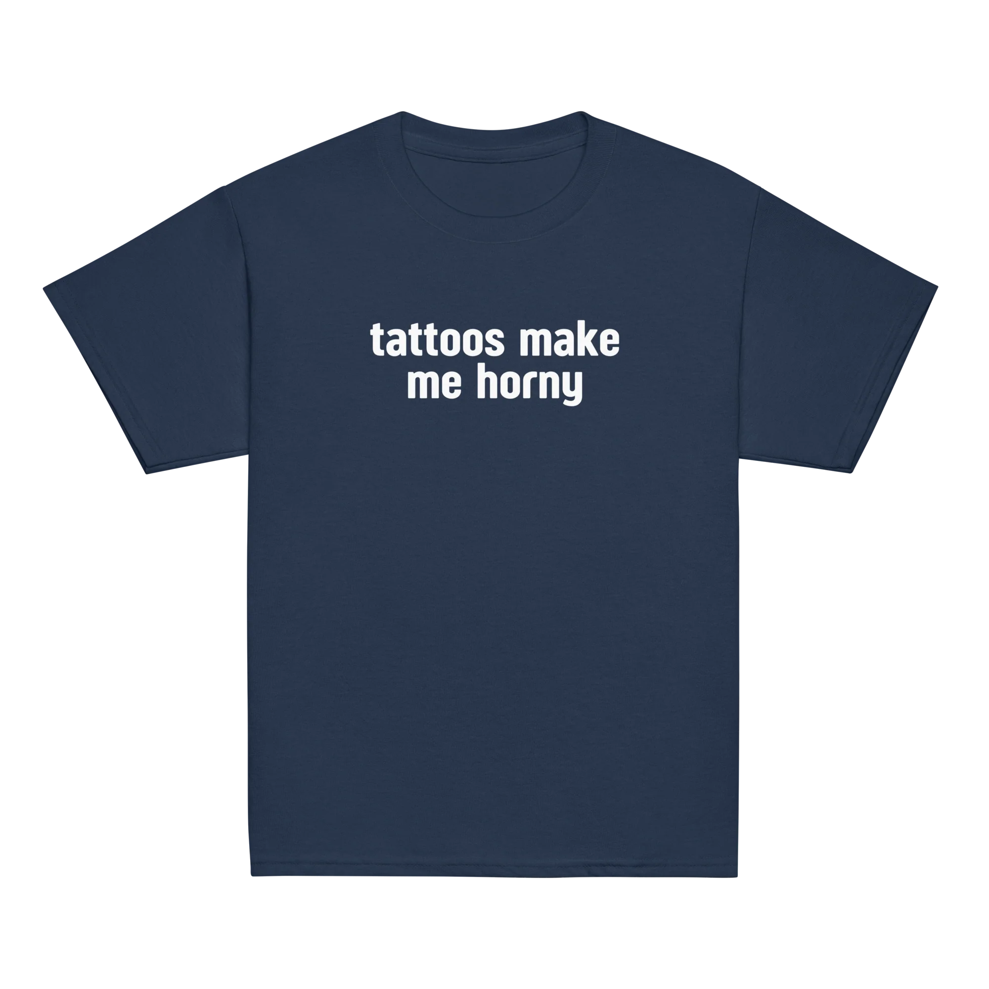 Tattoos Make Me Horny Baby Tee - Image 8