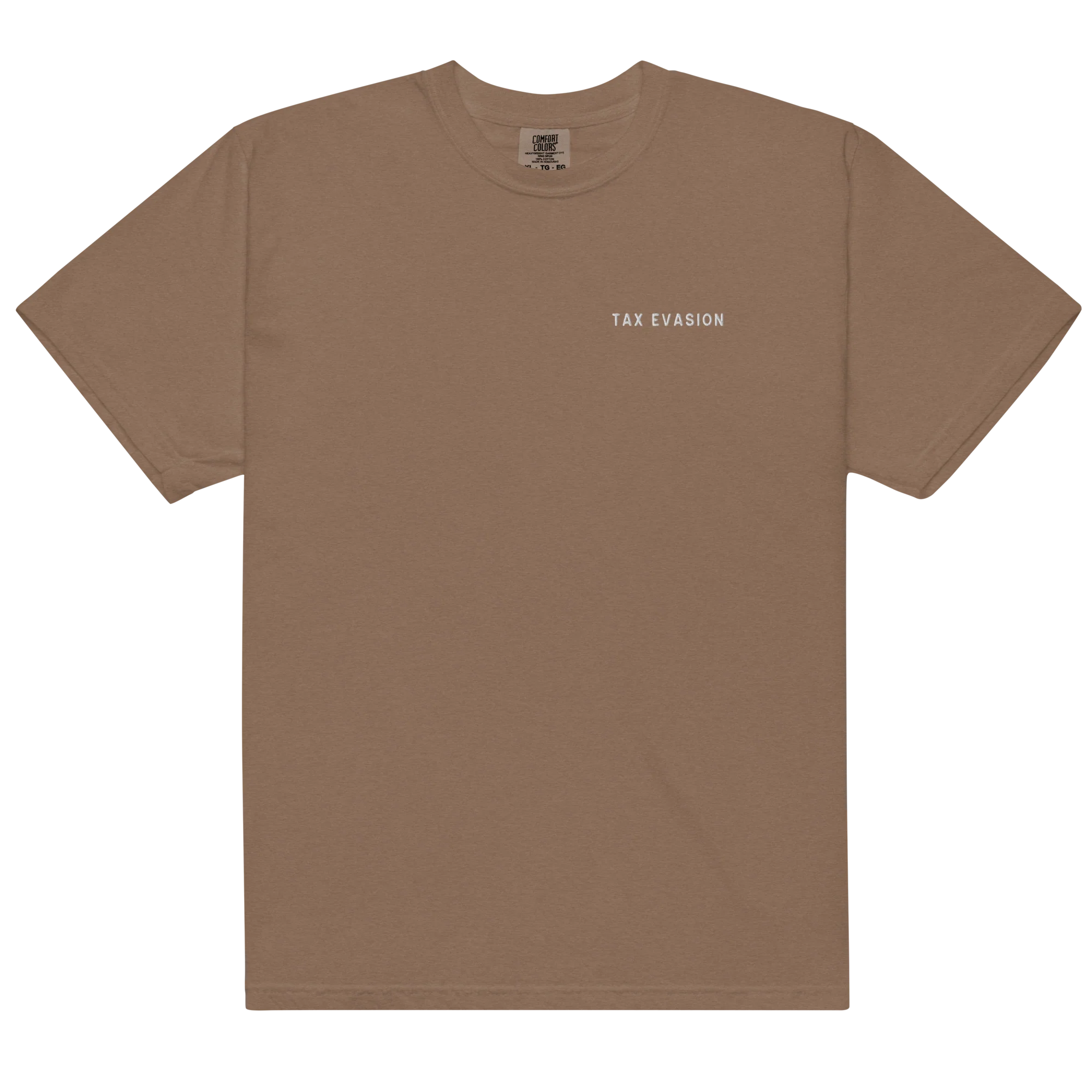 Tax Evasion Embroidered Classic T-Shirt - Image 10