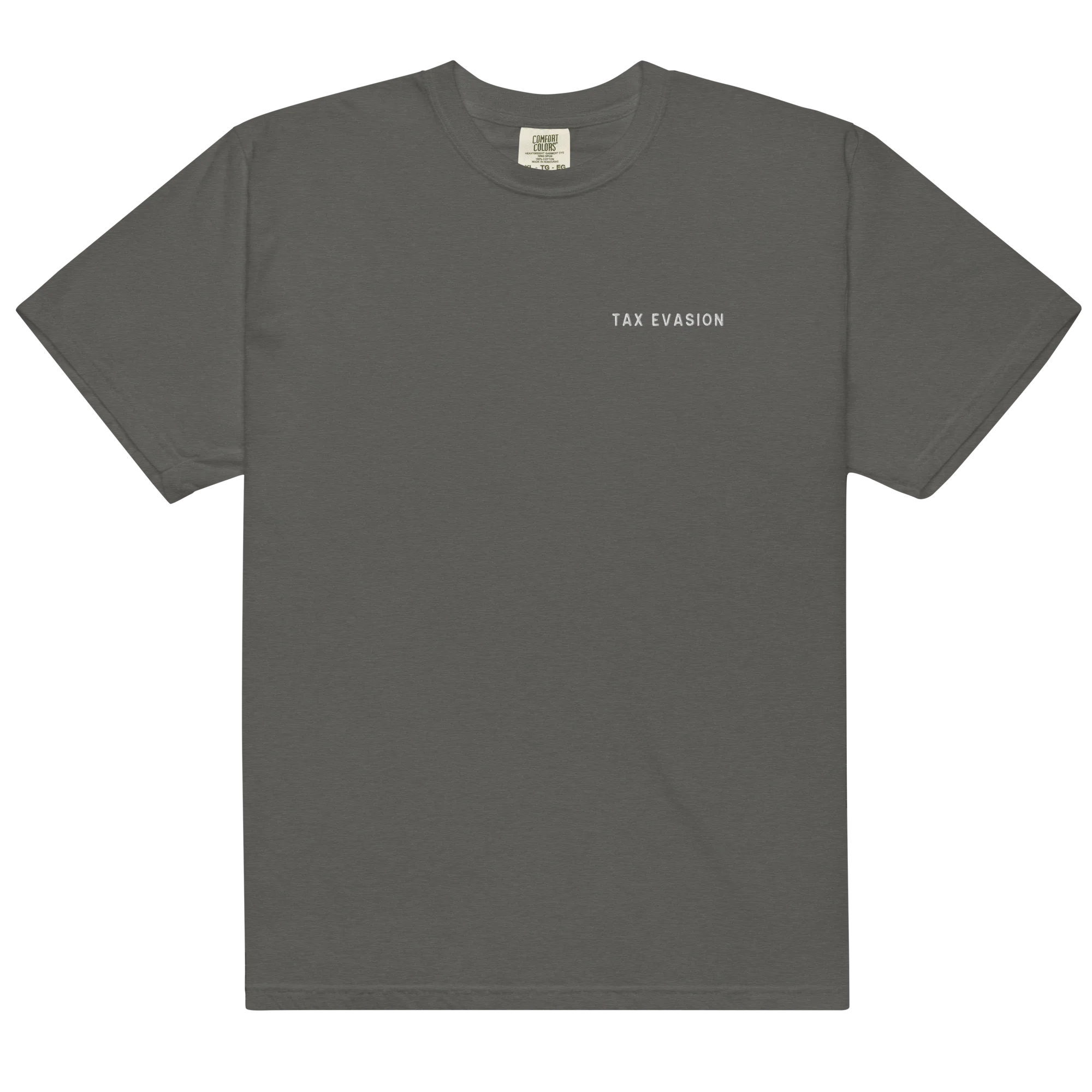 Tax Evasion Embroidered Classic T-Shirt - Image 12