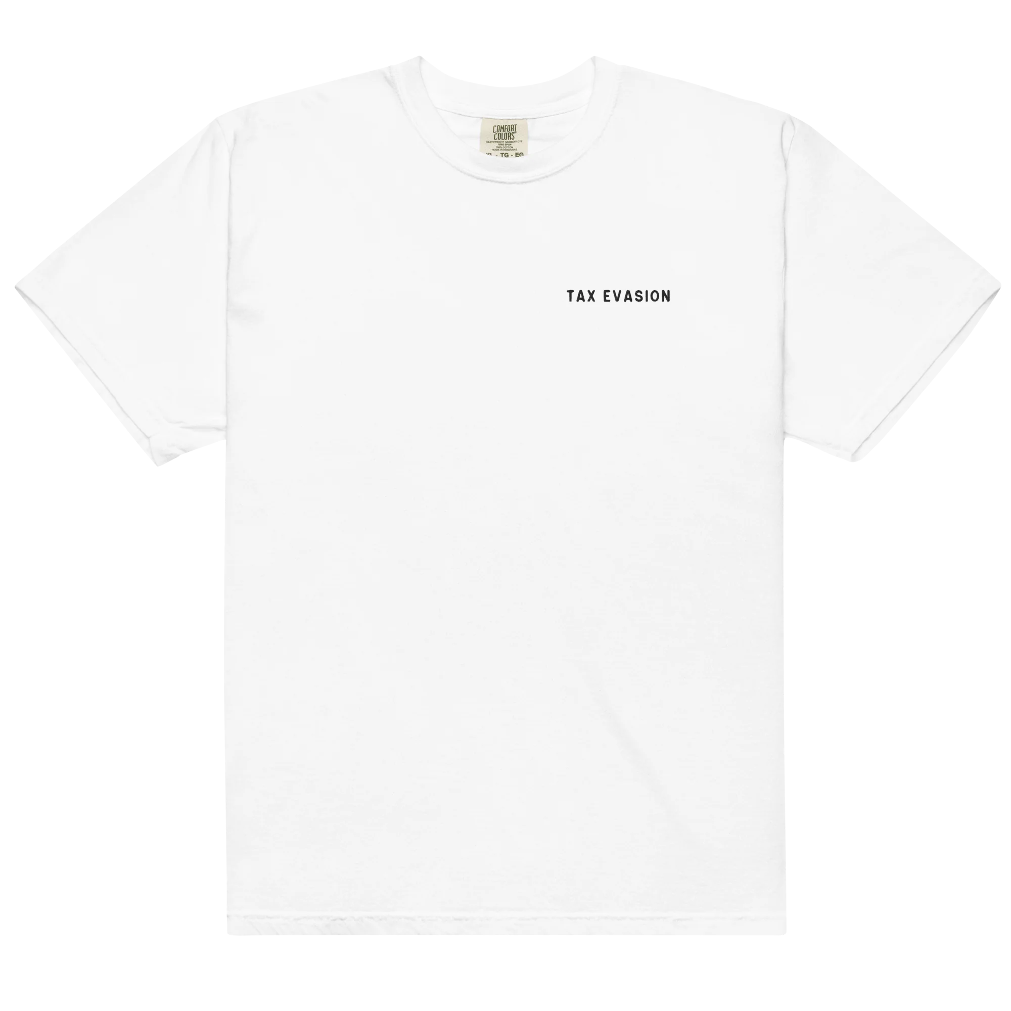 Tax Evasion Embroidered Classic T-Shirt - Image 3