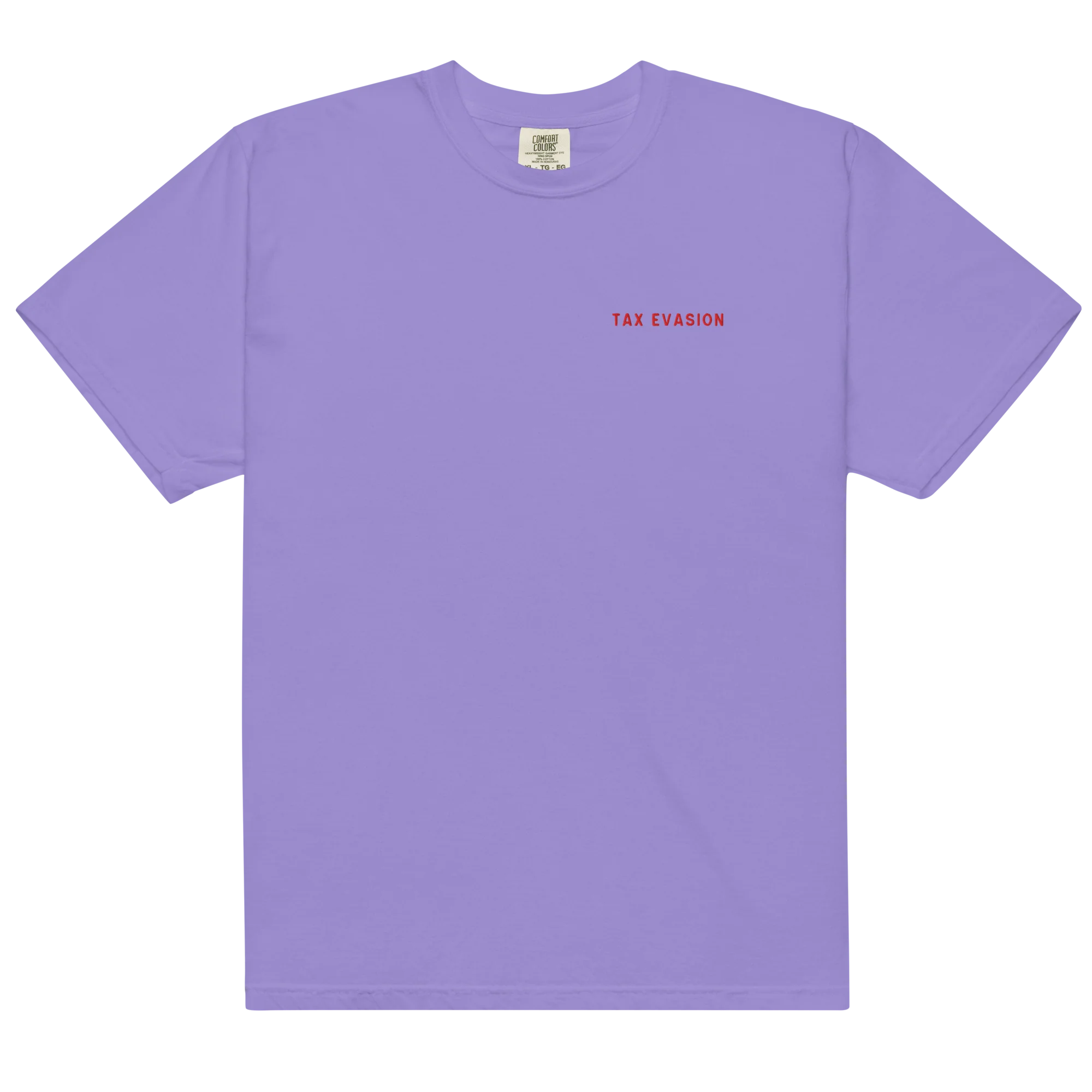 Tax Evasion Embroidered Classic T-Shirt - Image 8