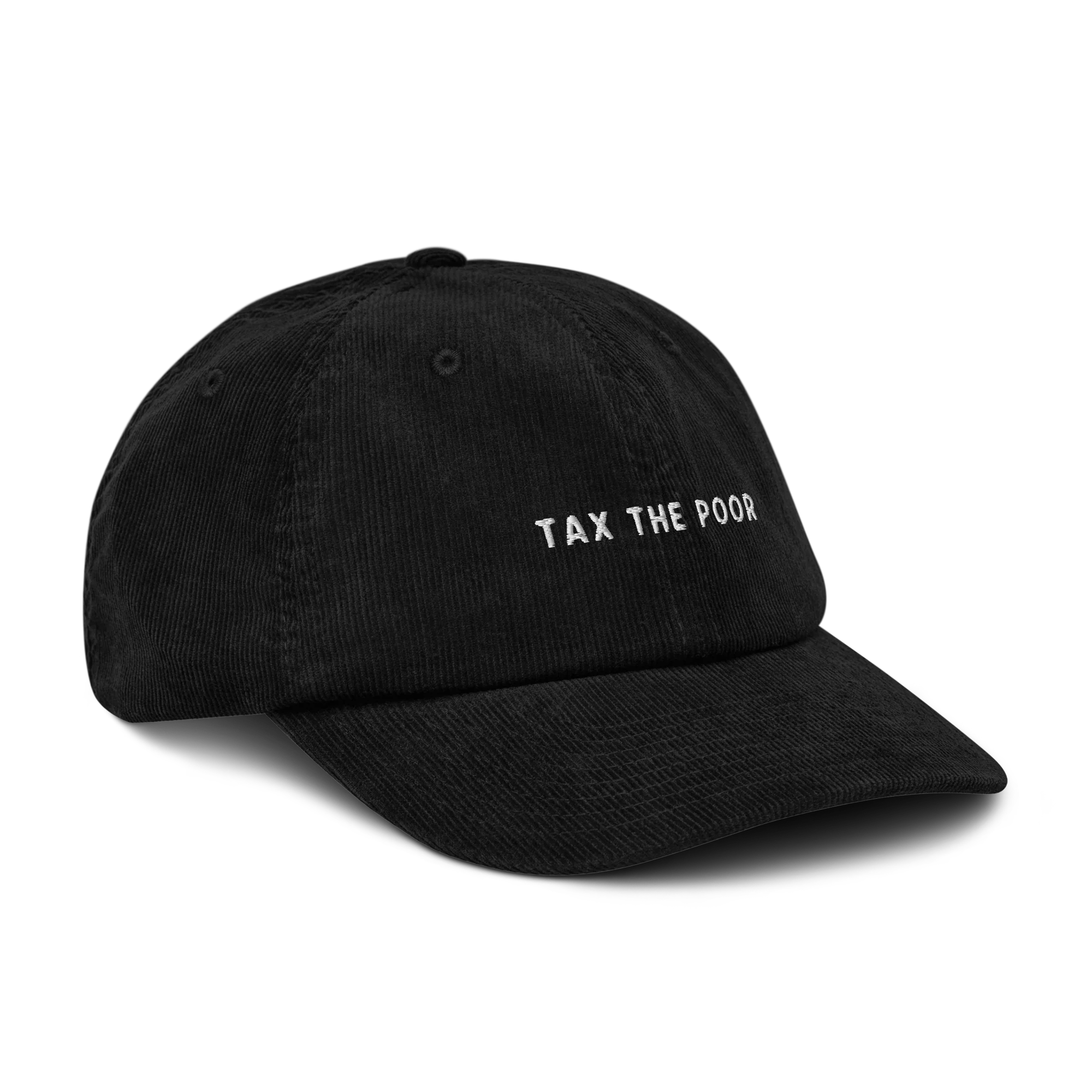 Tax The Poor Embroidered Corduroy Hat - Image 6
