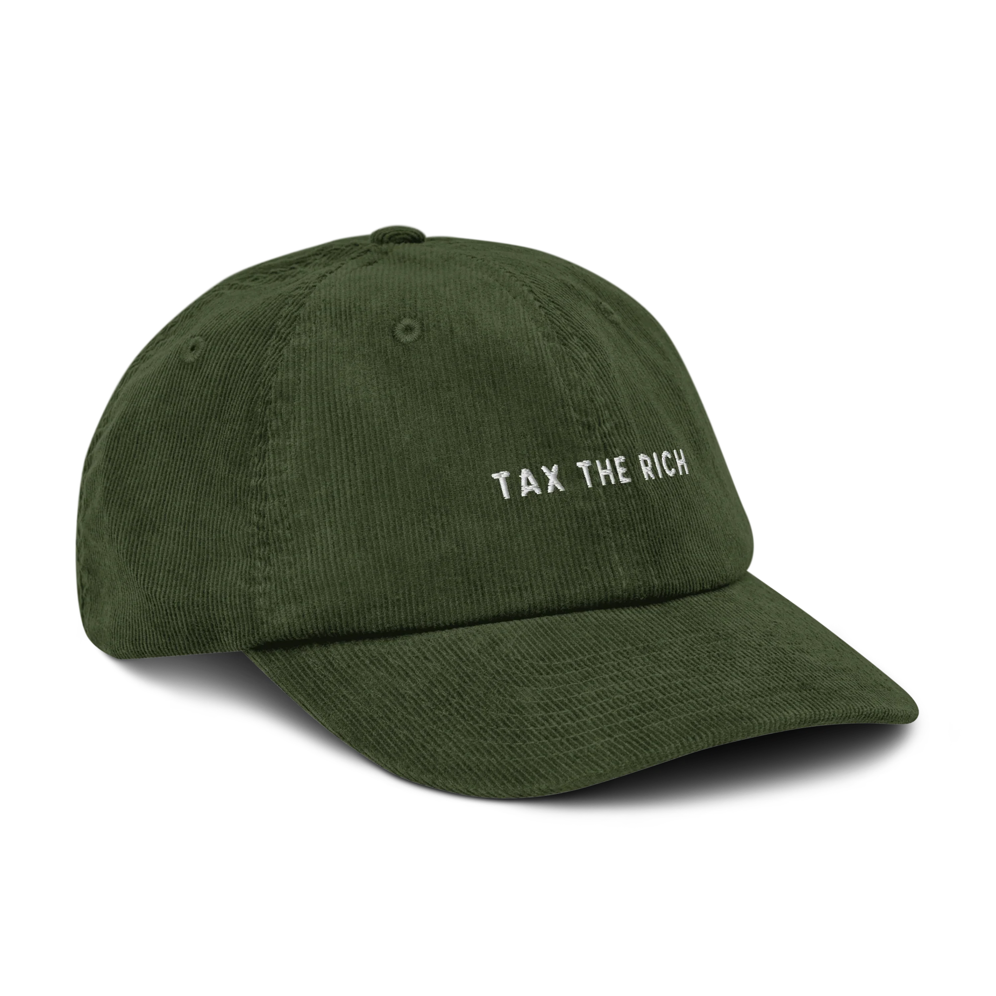Tax The Rich Embroidered Corduroy Hat - Image 10