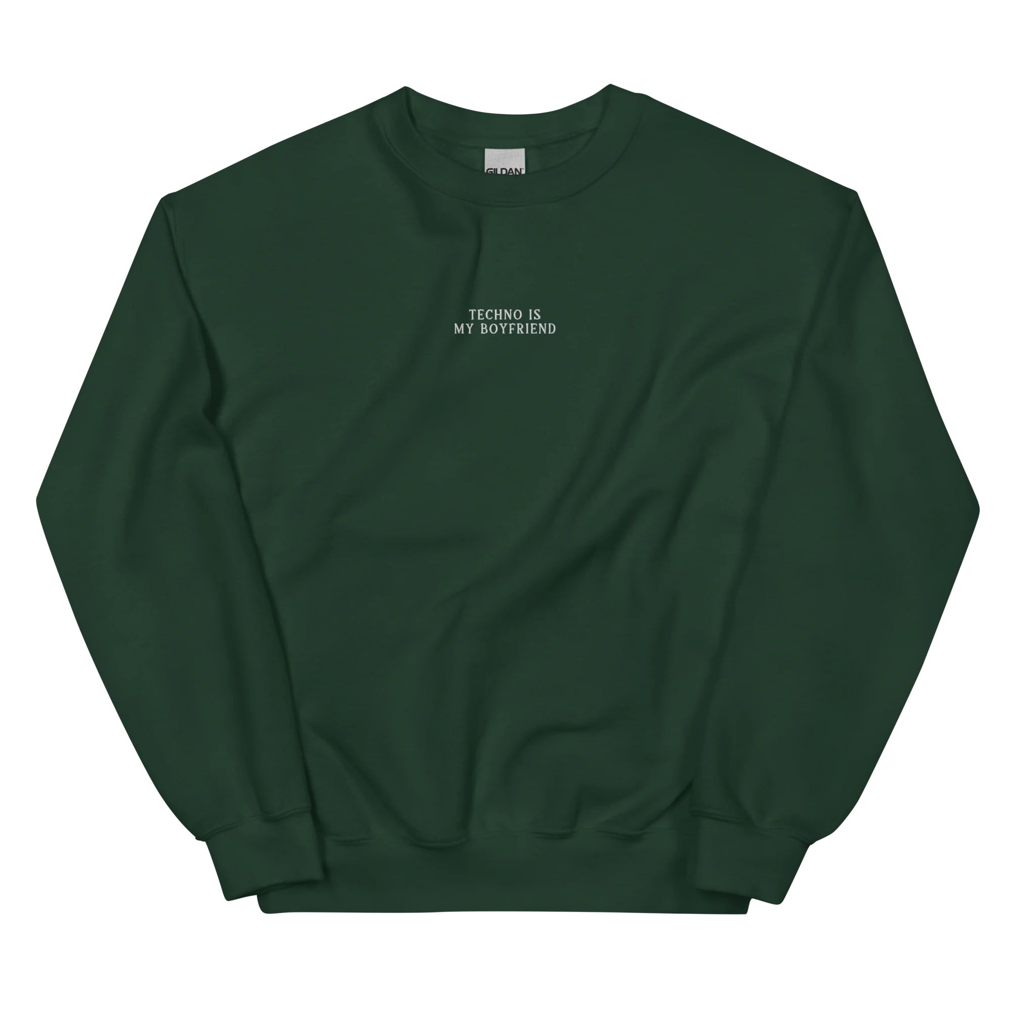 Techno is My Boyfriend Embroidered Sweatshirt - Image 5