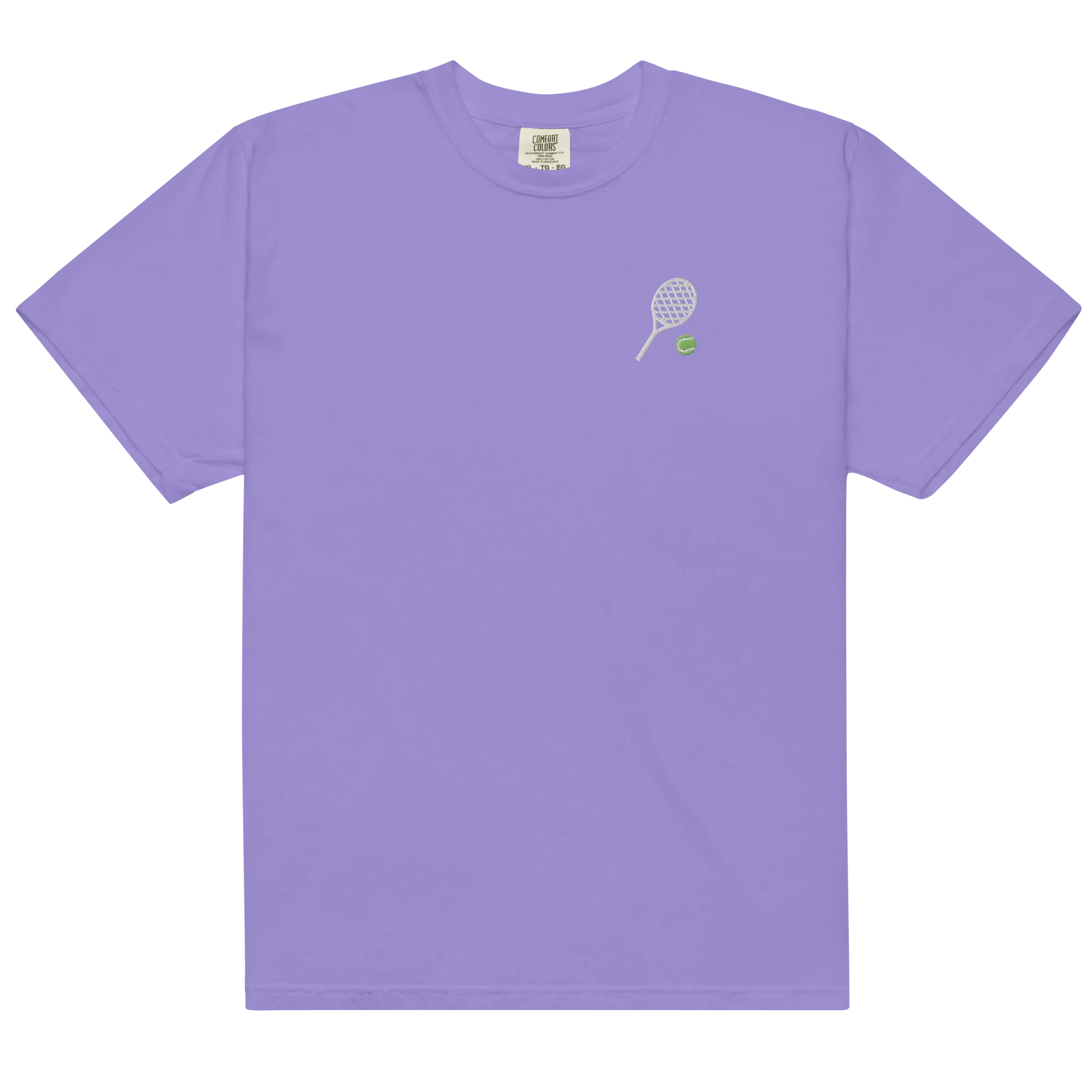 Tennis Racquet Embroidered Classic T-Shirt - Image 11