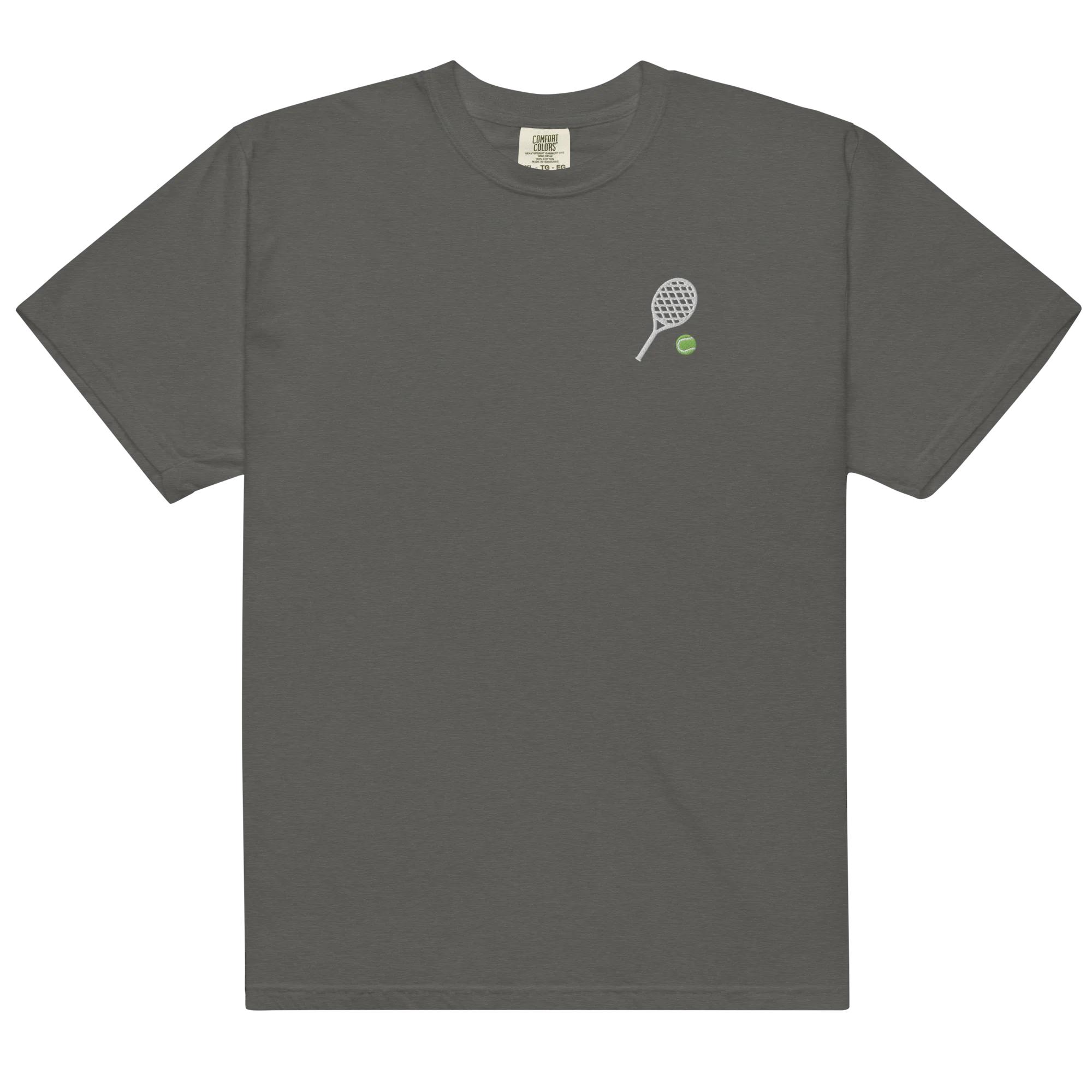 Tennis Racquet Embroidered Classic T-Shirt - Image 12