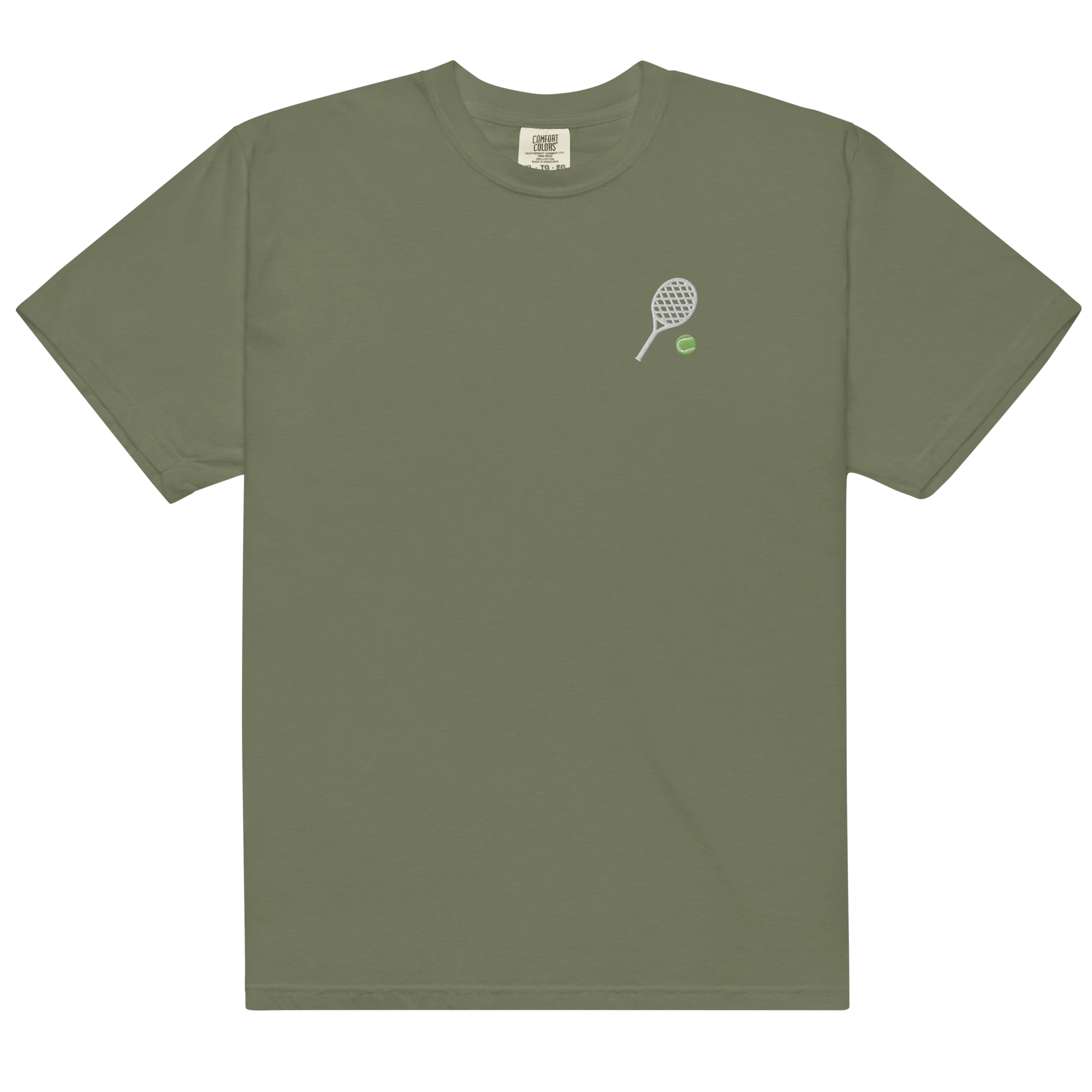 Tennis Racquet Embroidered Classic T-Shirt - Image 13