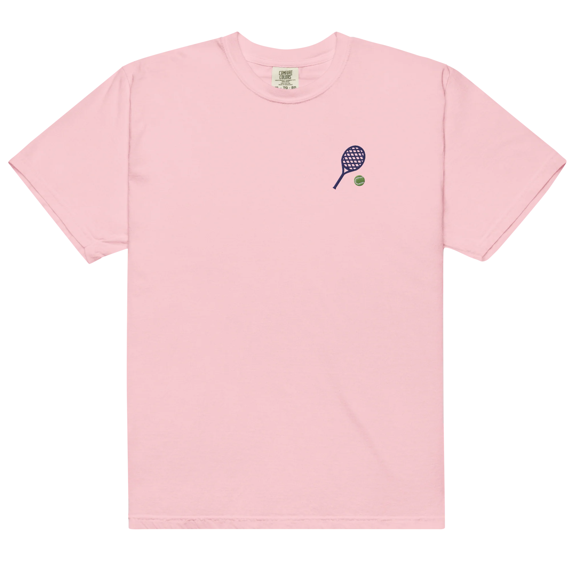 Tennis Racquet Embroidered Classic T-Shirt - Image 14