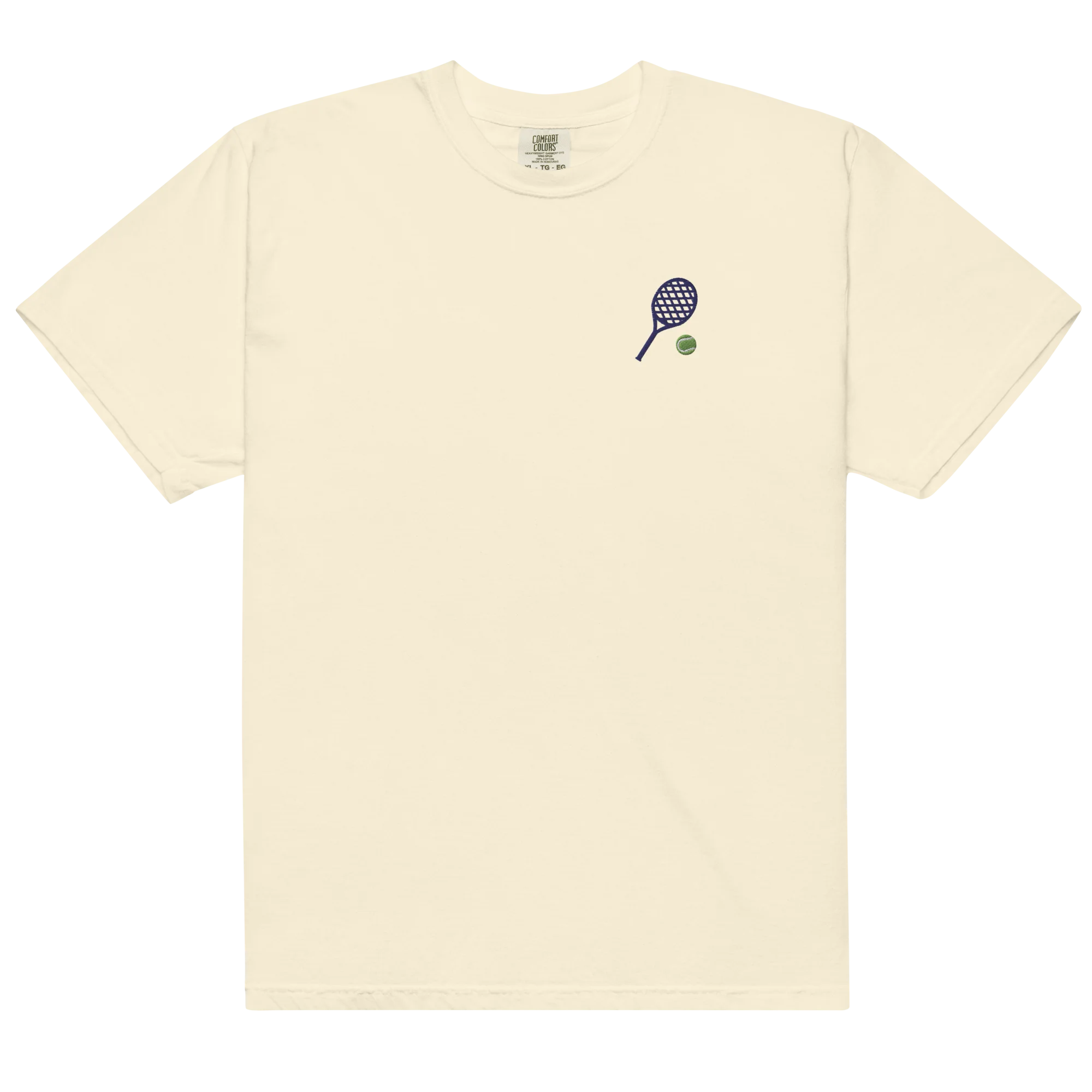 Tennis Racquet Embroidered Classic T-Shirt - Image 4