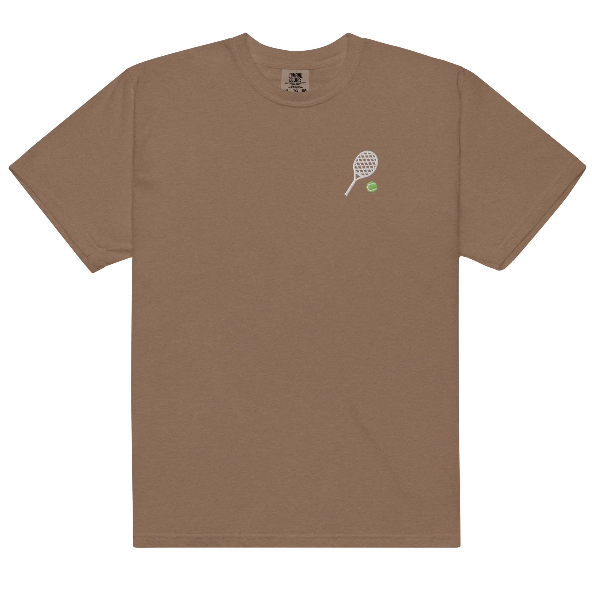 Tennis Racquet Embroidered Classic T-Shirt - Image 5