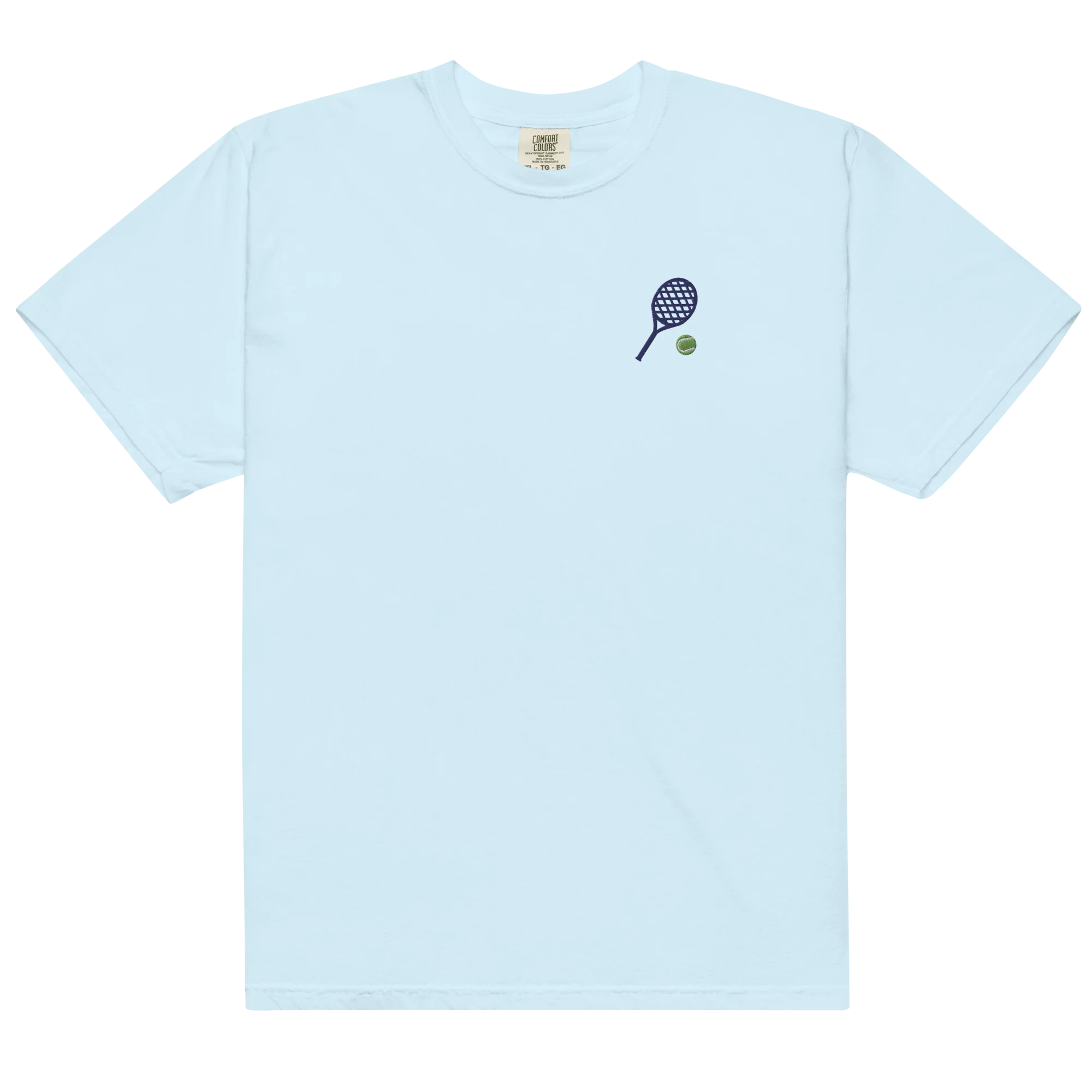Tennis Racquet Embroidered Classic T-Shirt - Image 6