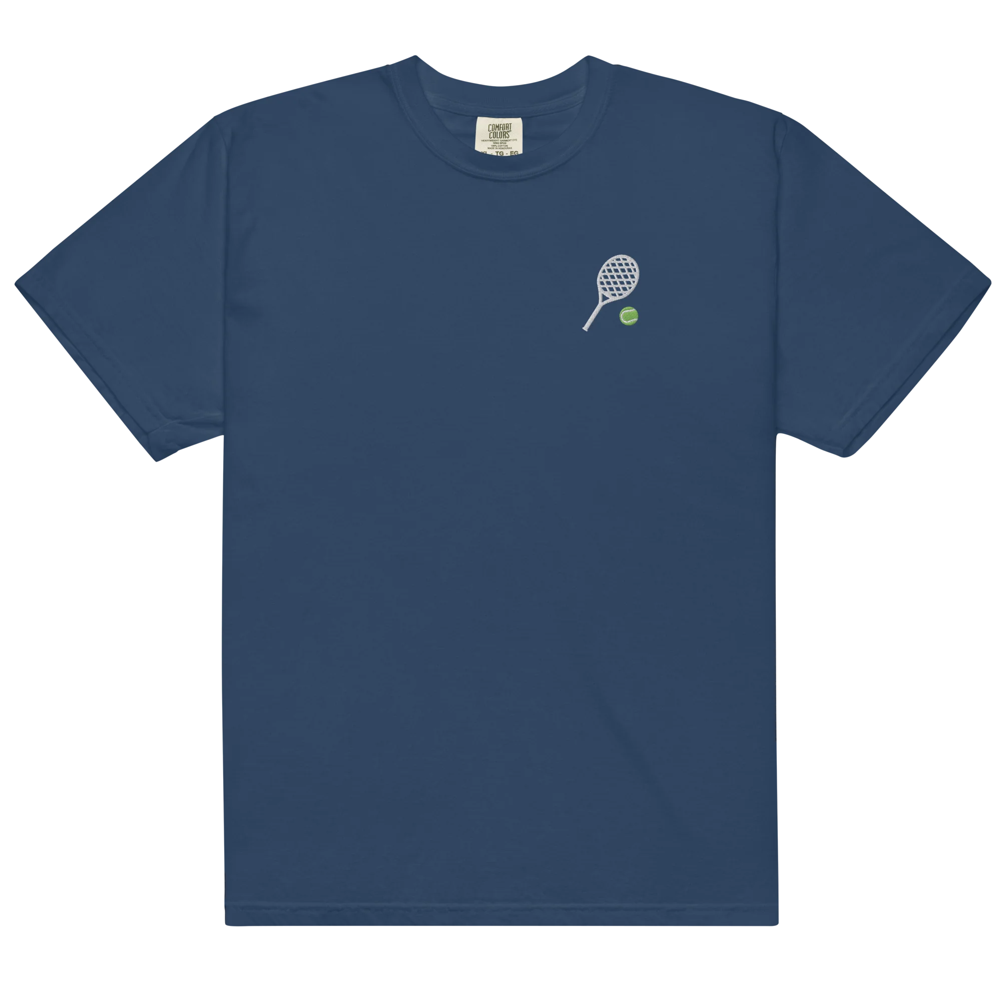 Tennis Racquet Embroidered Classic T-Shirt - Image 8