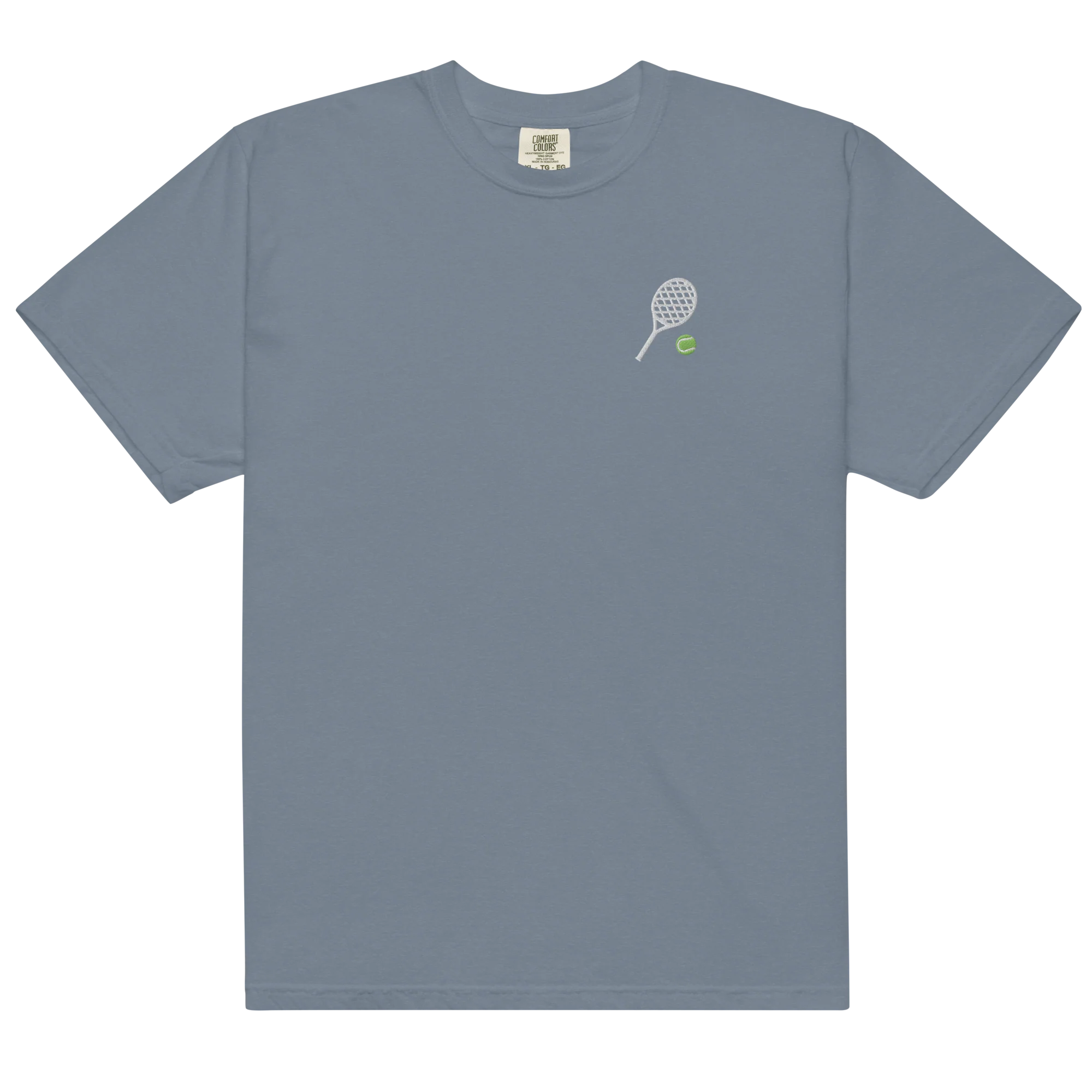 Tennis Racquet Embroidered Classic T-Shirt - Image 9