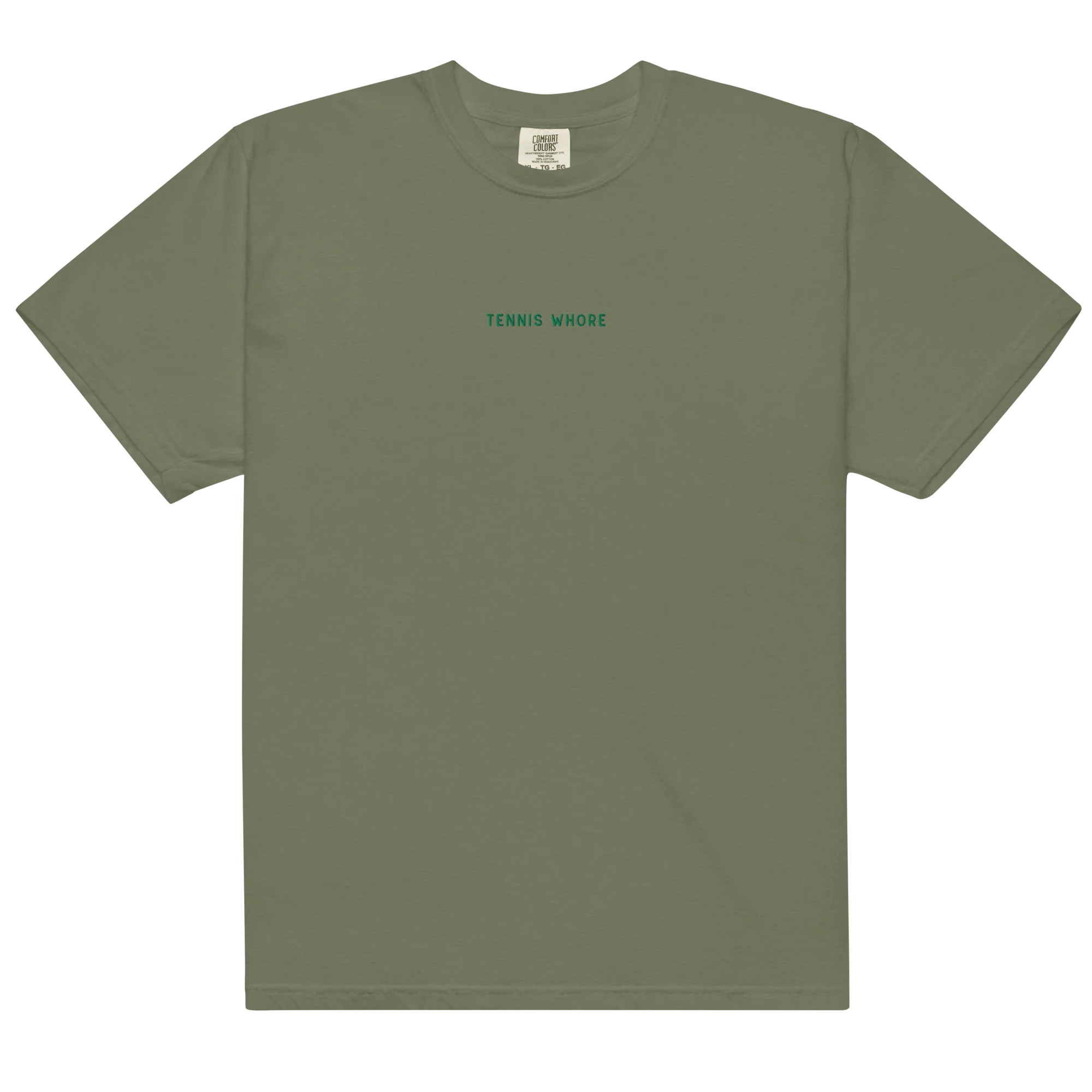 Tennis Whore Embroidered Classic T-Shirt - Image 12