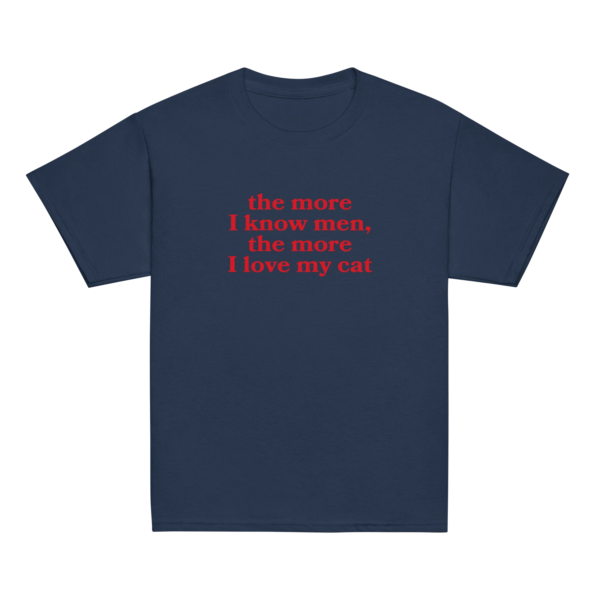 The More I Know Men Love My Cat Baby Tee - Image 8