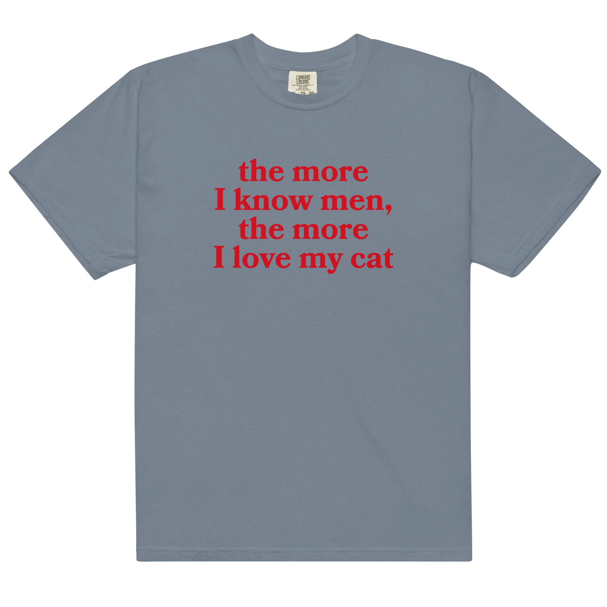 The More I Know Men Love My Cat Classic T-Shirt - Image 13