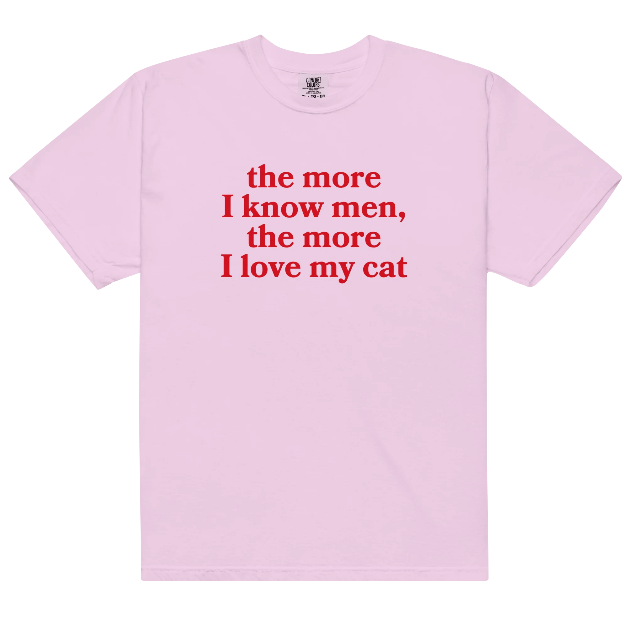 The More I Know Men Love My Cat Classic T-Shirt - Image 7