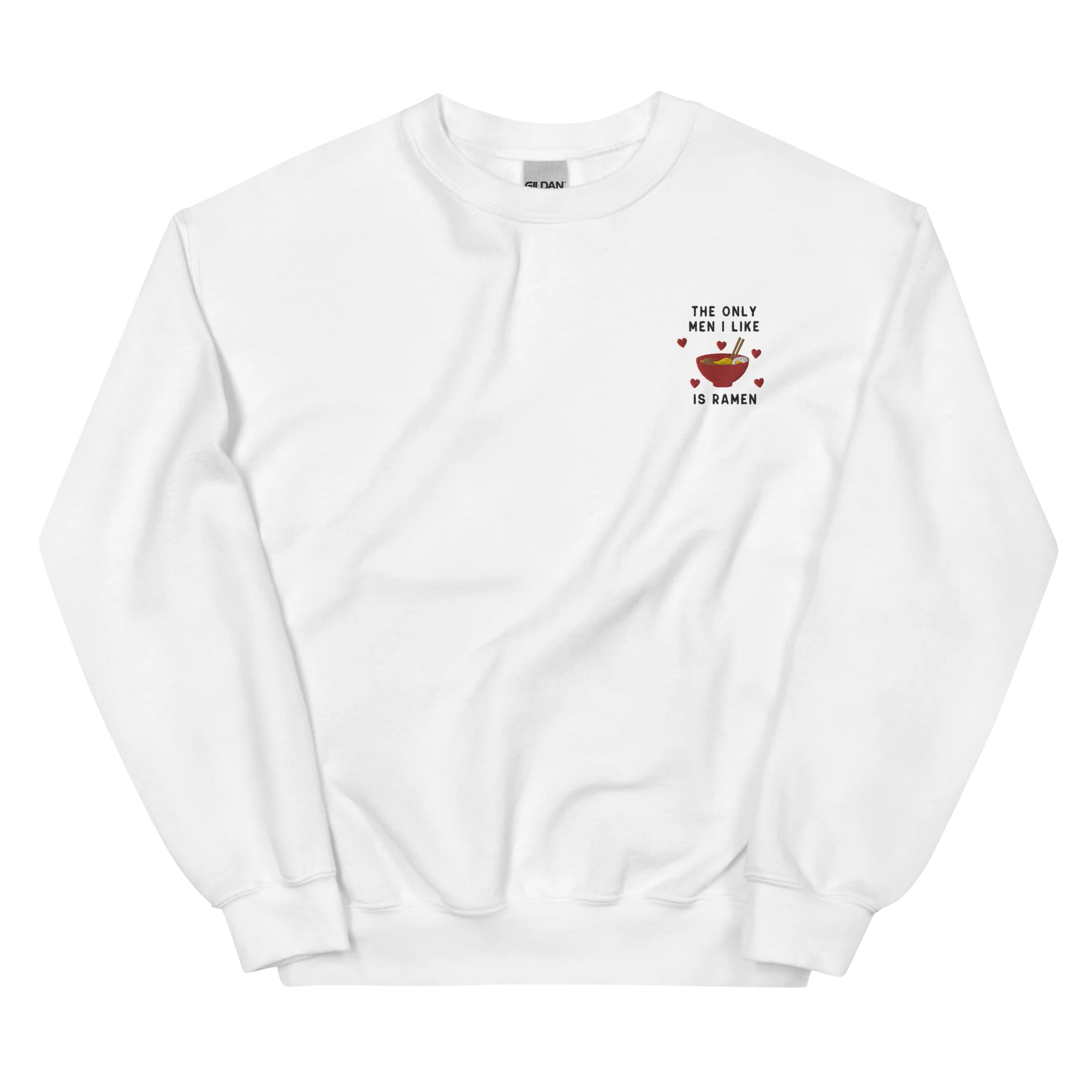The Only Men I Like Ramen Embroidered Sweatshirt - Image 5