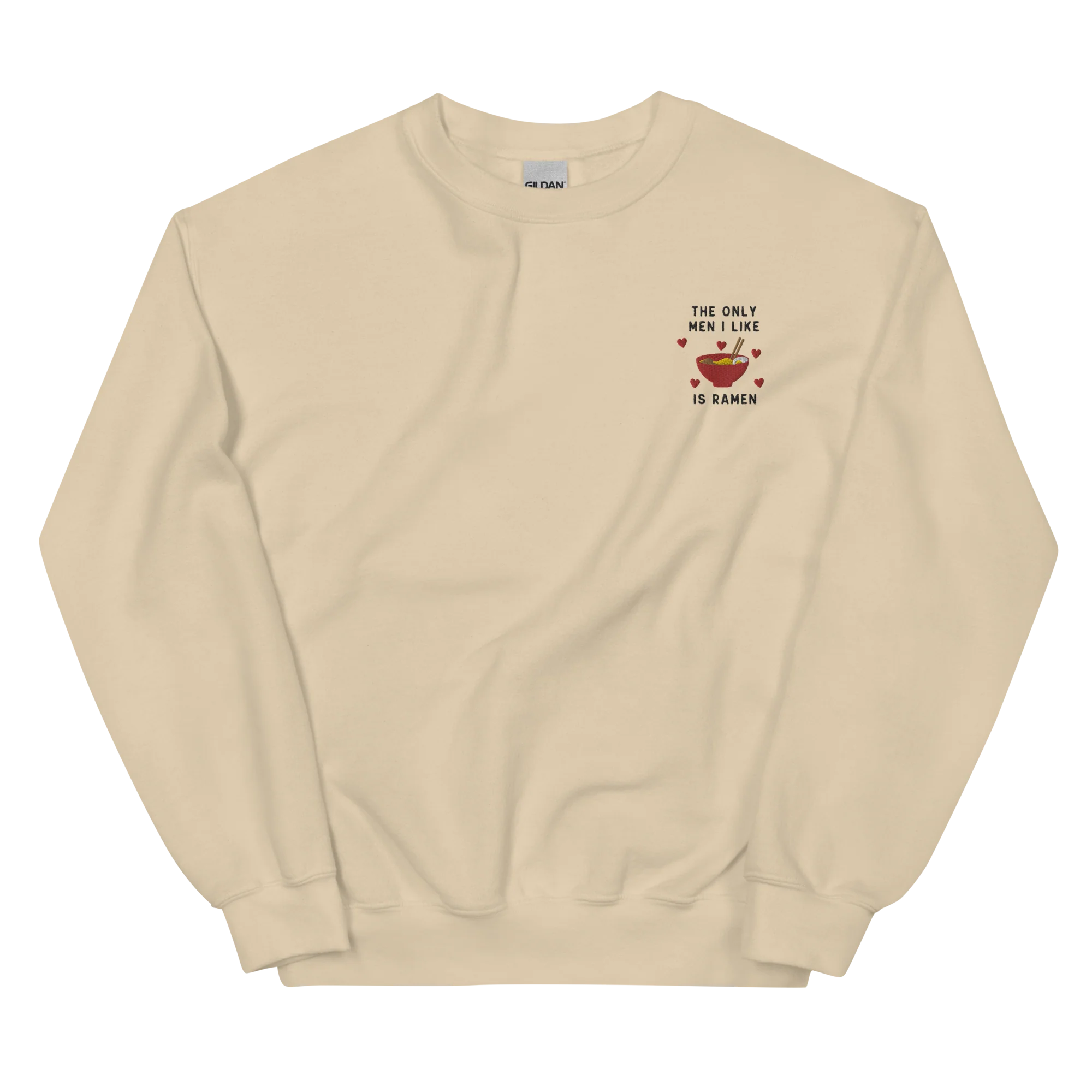 The Only Men I Like Ramen Embroidered Sweatshirt - Image 6