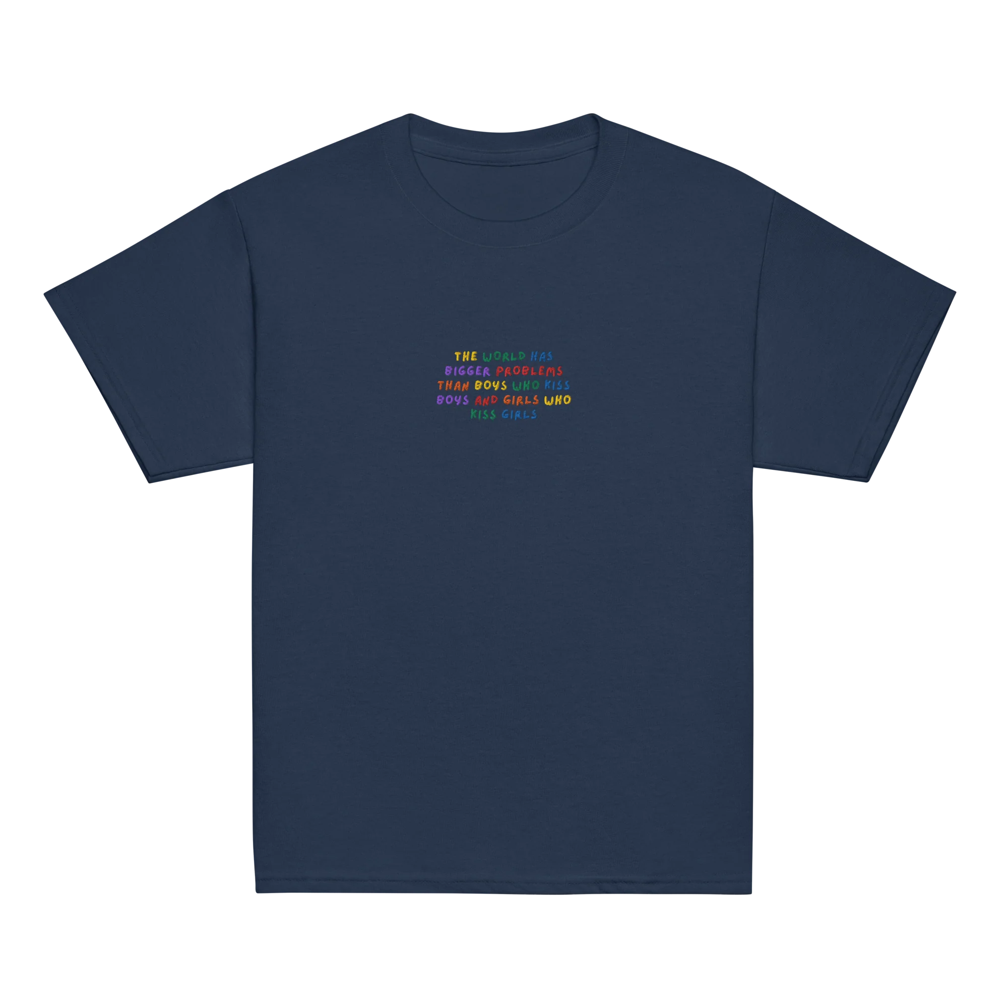 The World Has Bigger Problems Pride Embroidered Baby Tee - Image 10