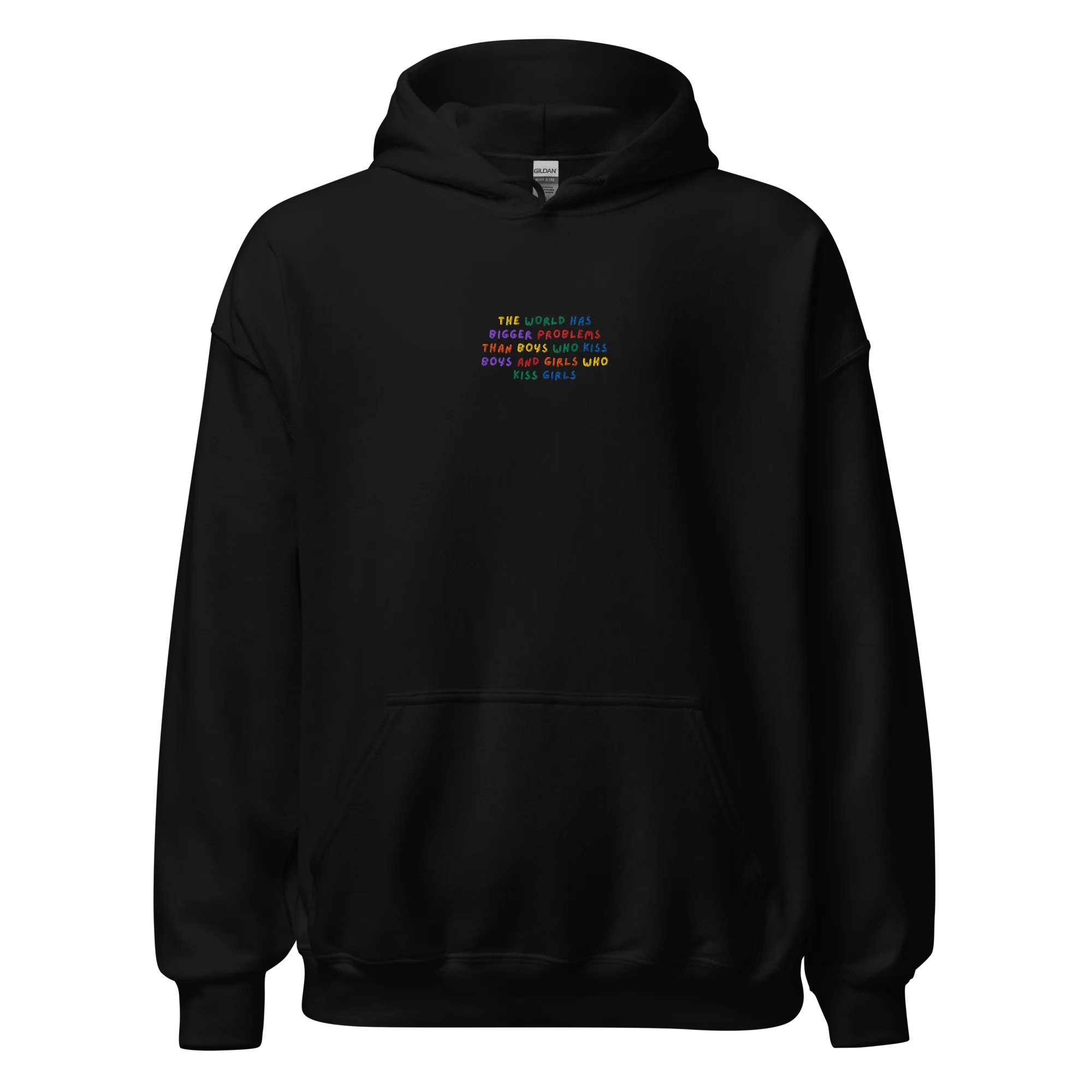 The World Has Bigger Problems Pride Embroidered Hoodie - Image 12