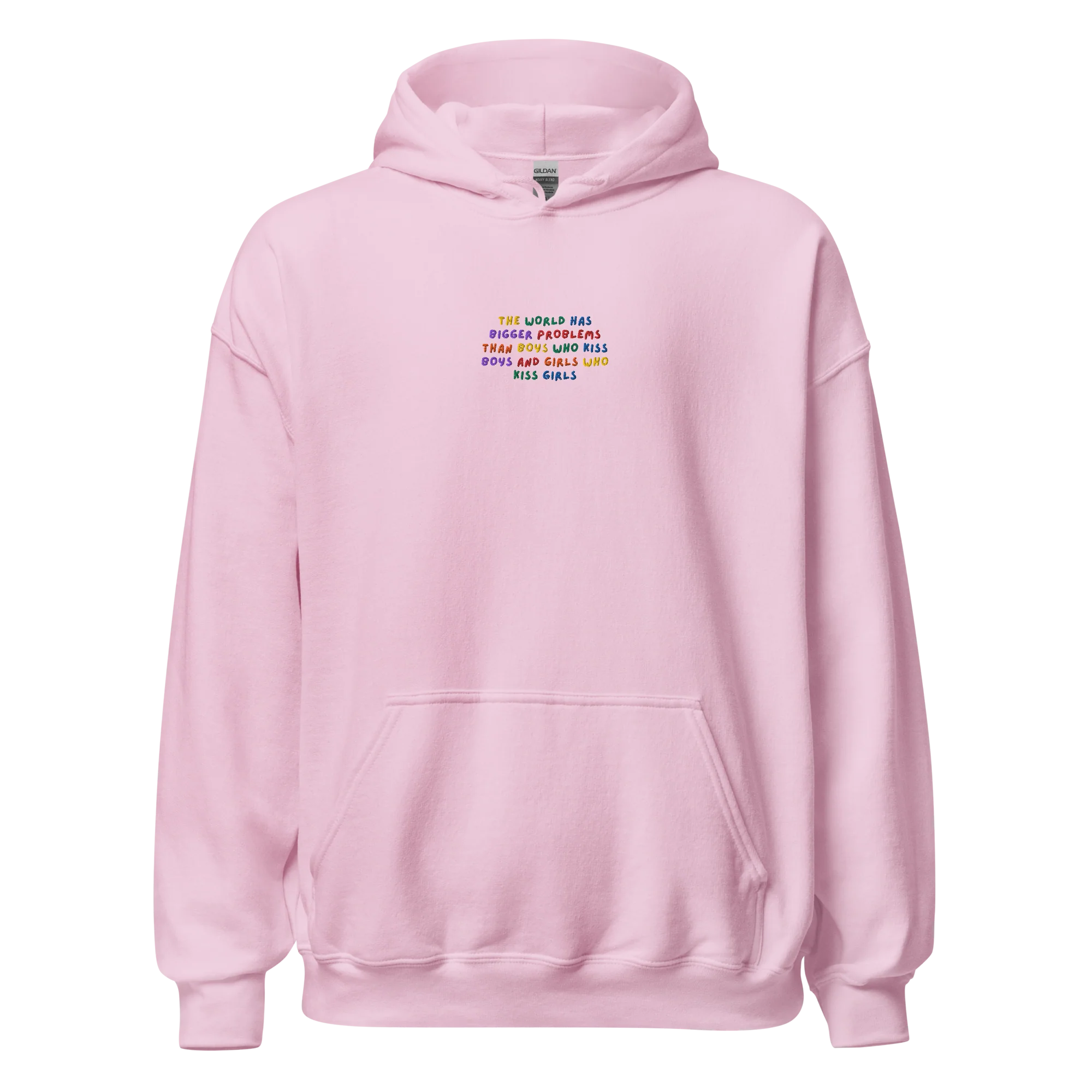 The World Has Bigger Problems Pride Embroidered Hoodie - Image 7