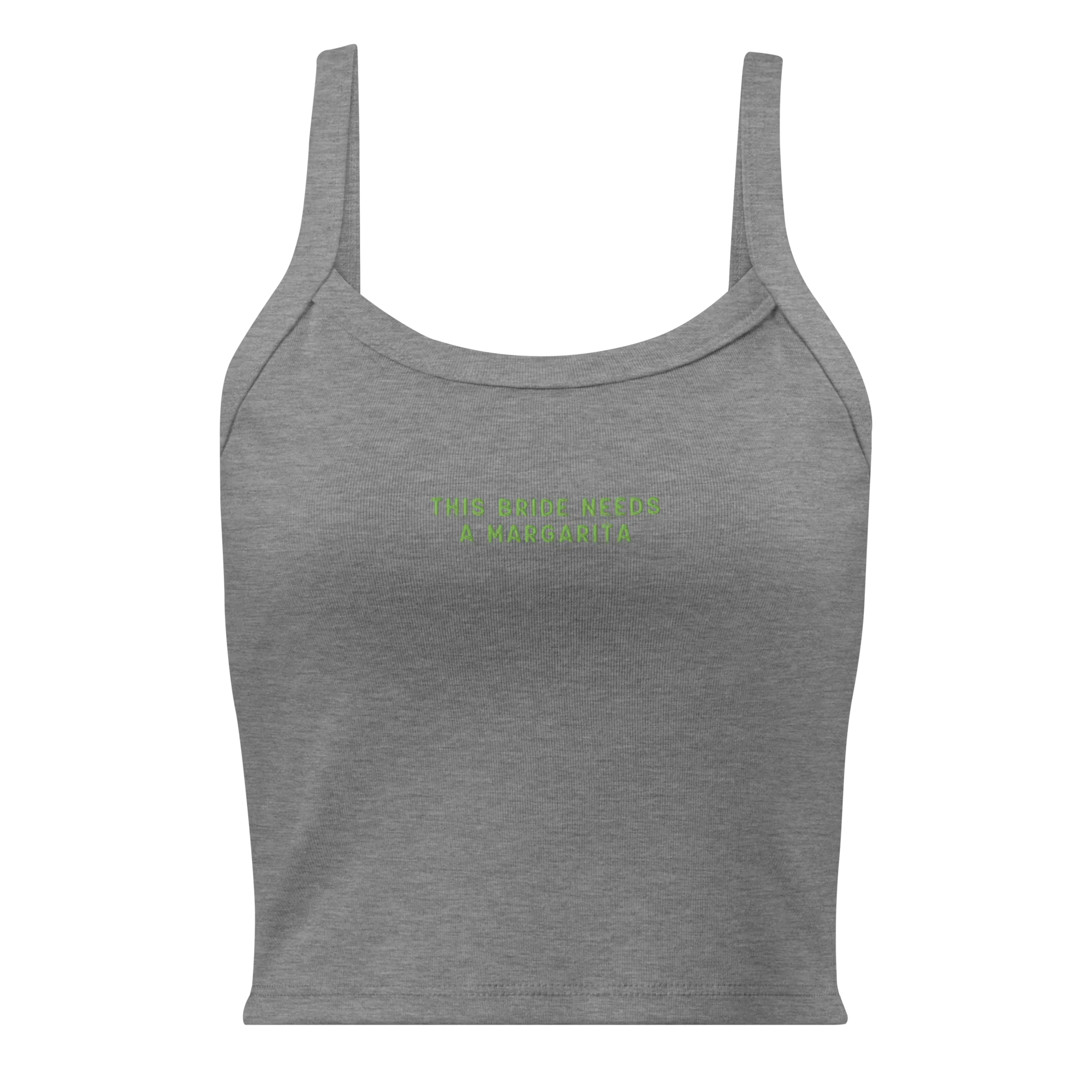 This Bride Needs A Margarita Rib Embroidered Tank Top - Image 8