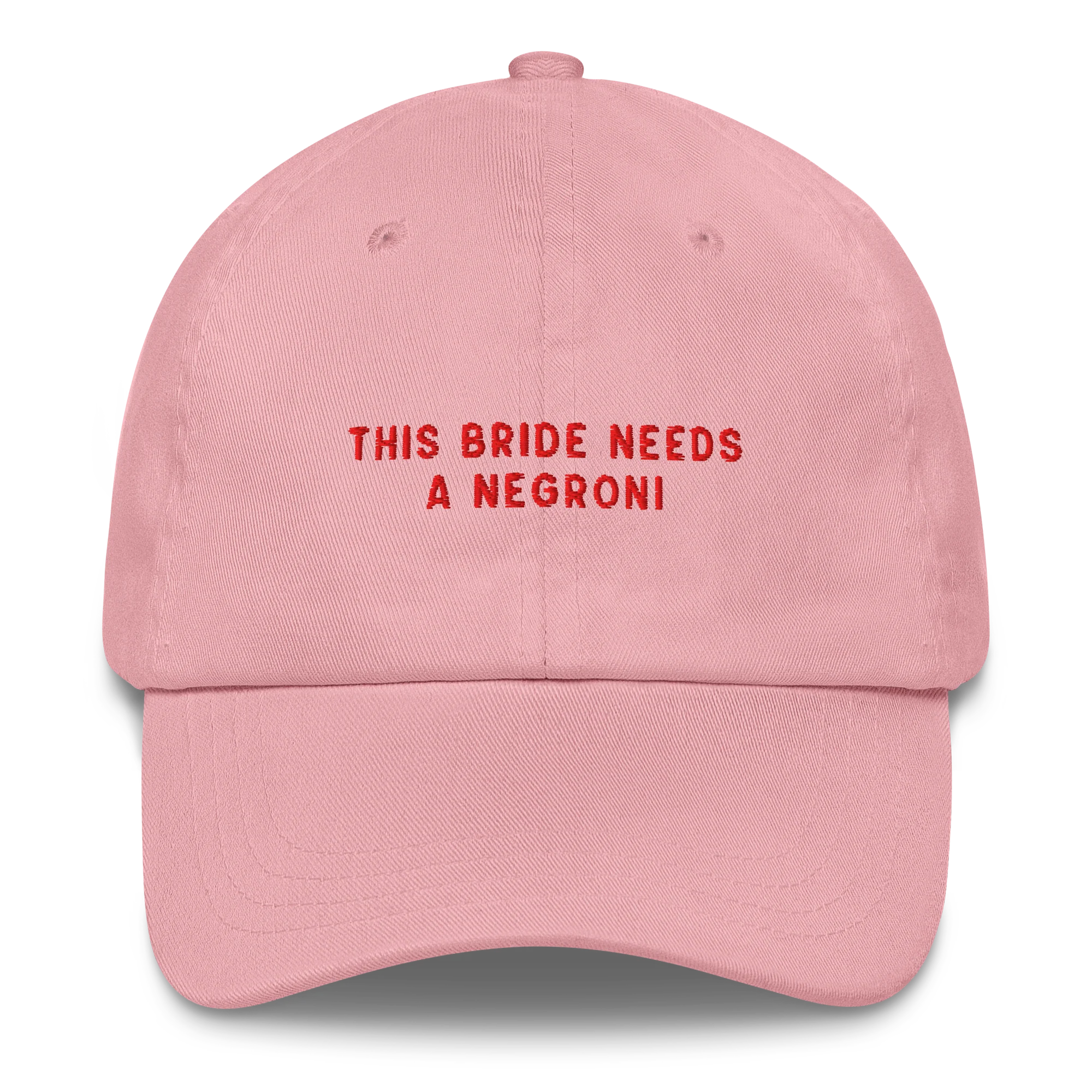 This Bride Needs a Negroni Embroidered Cap - Image 3