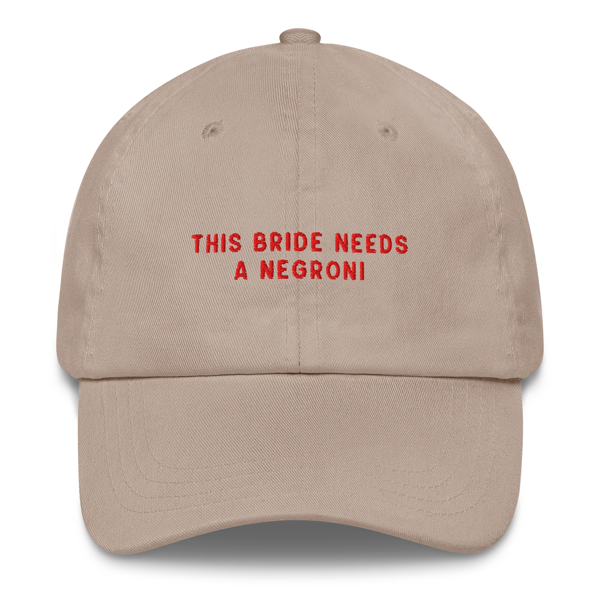 This Bride Needs a Negroni Embroidered Cap - Image 4