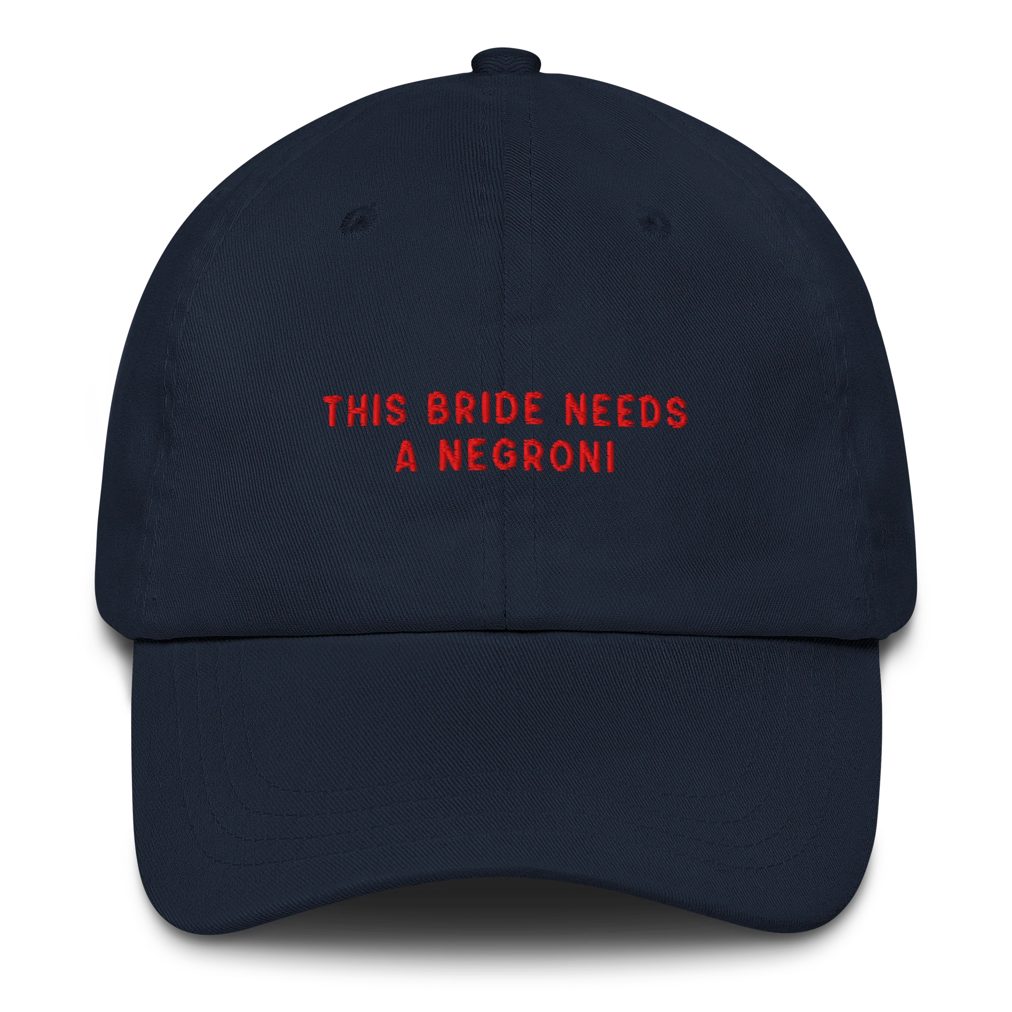 This Bride Needs a Negroni Embroidered Cap - Image 5