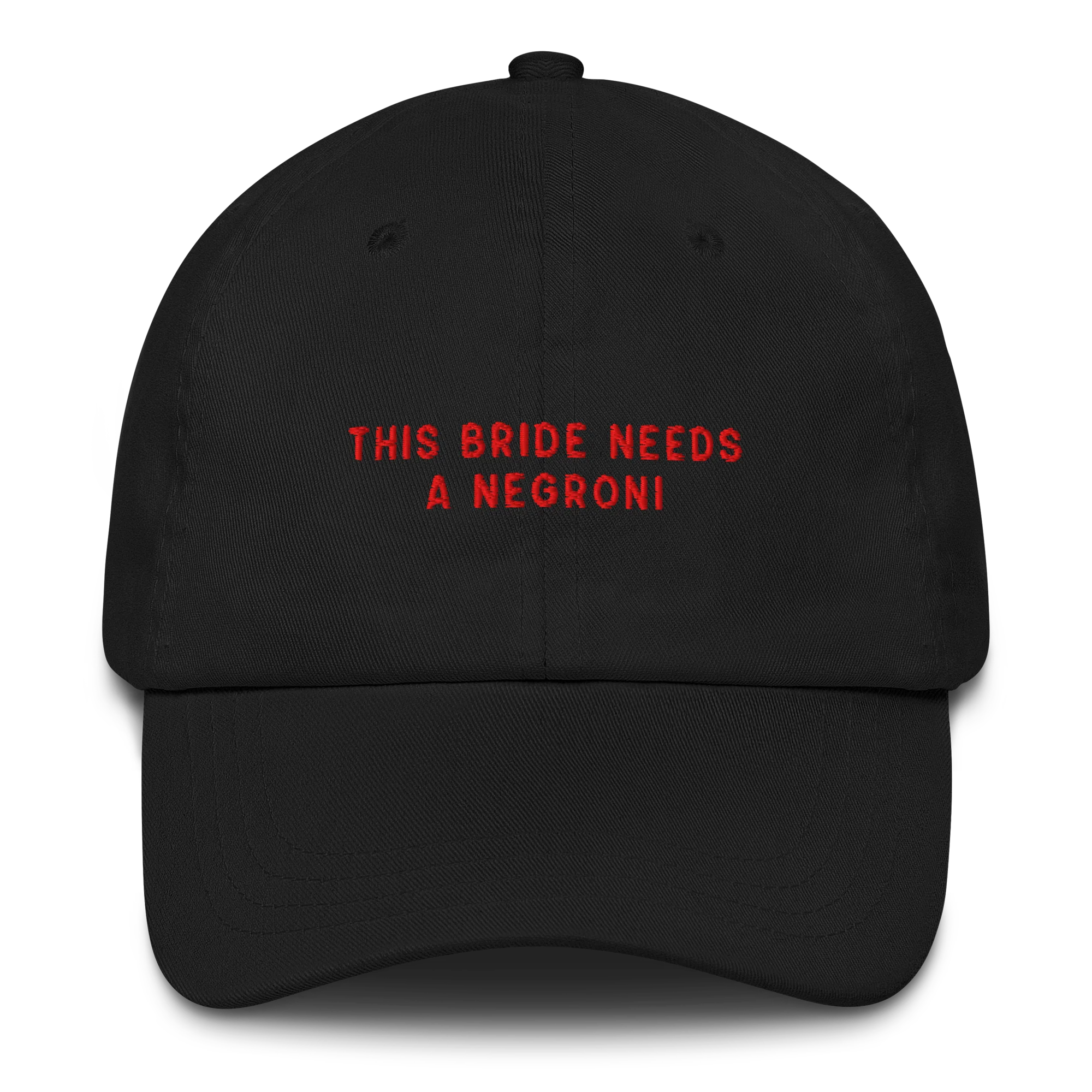 This Bride Needs a Negroni Embroidered Cap - Image 8