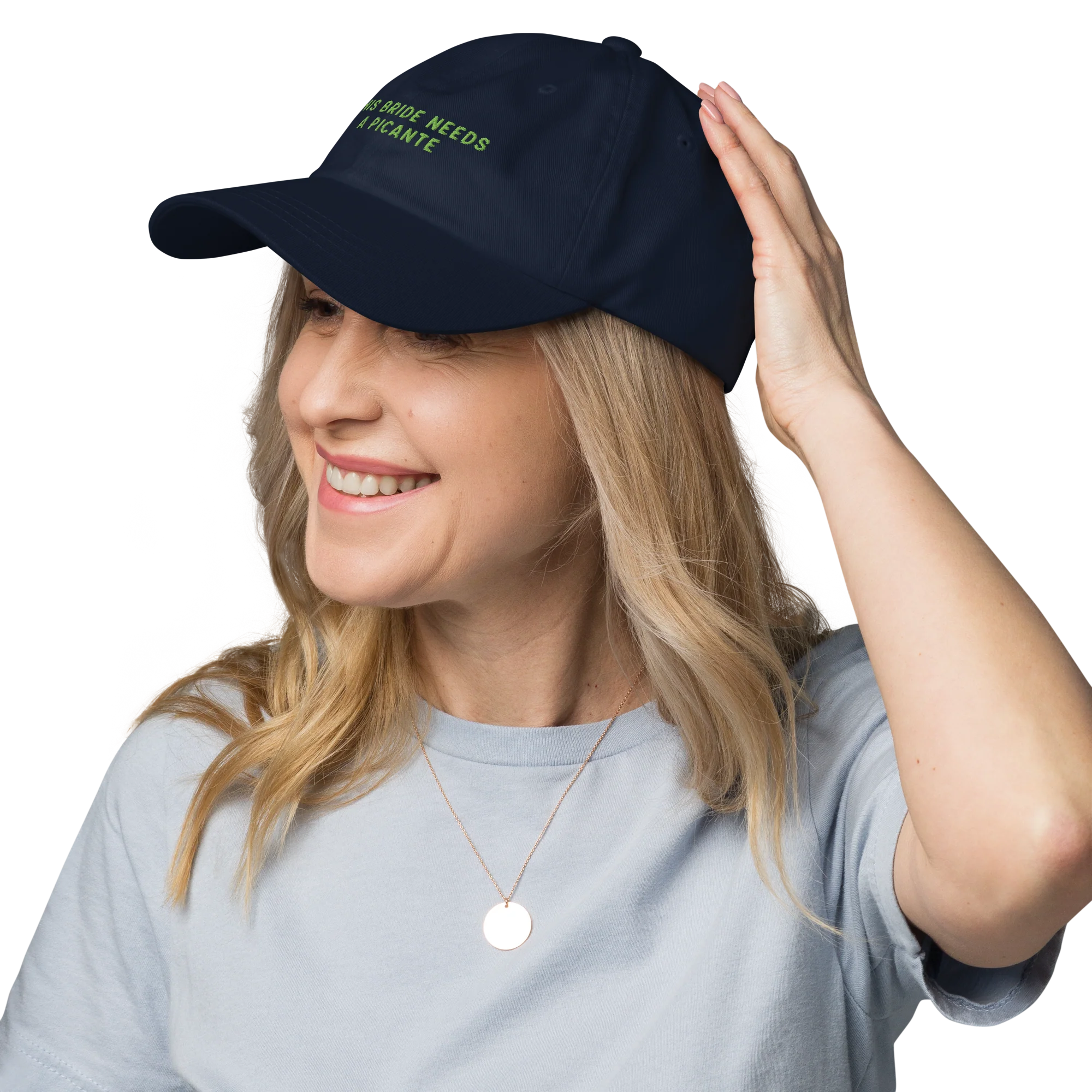 This Bride Needs a Picante Embroidered Cap - Image 7