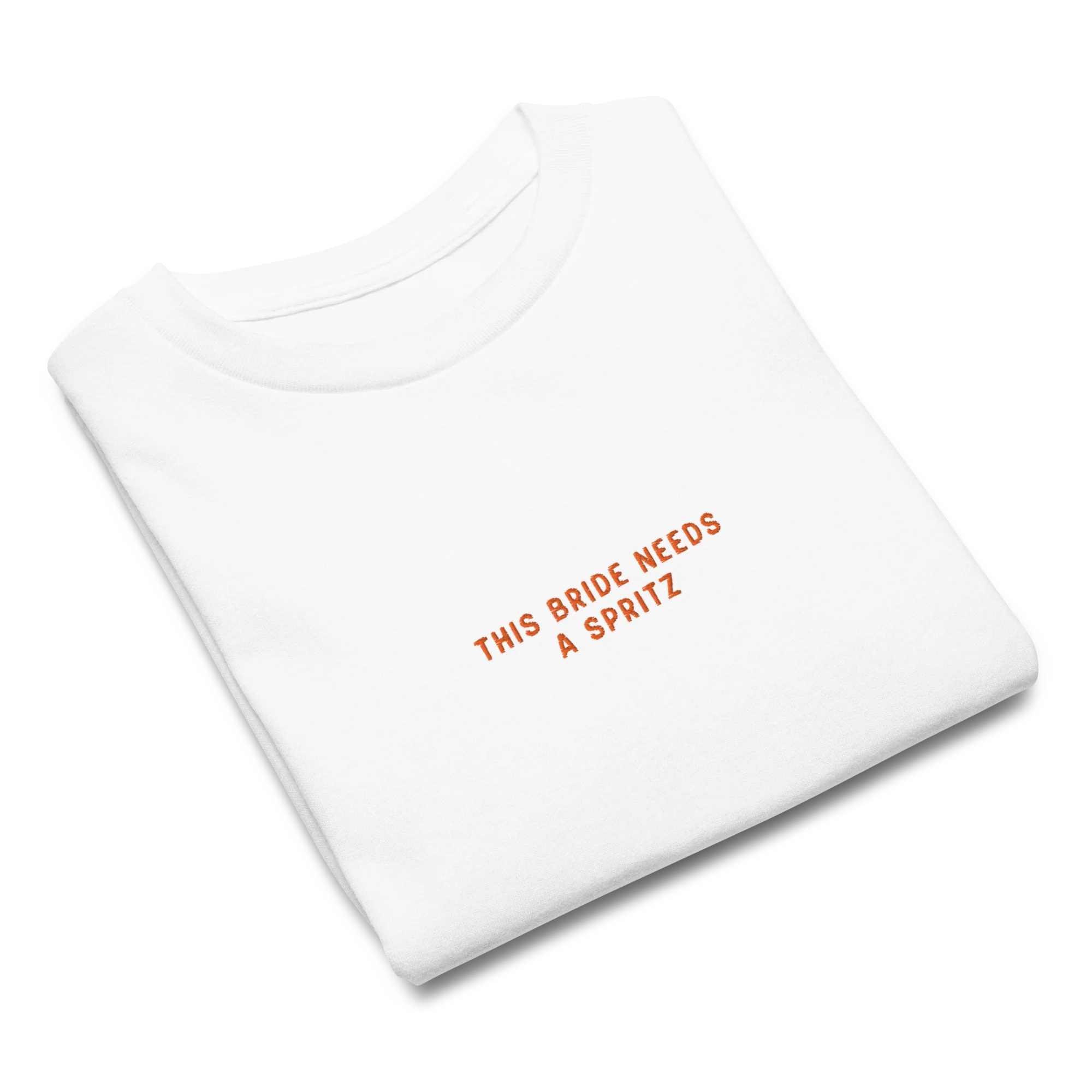 This Bride Needs a Spritz Embroidered Baby Tee - Image 3