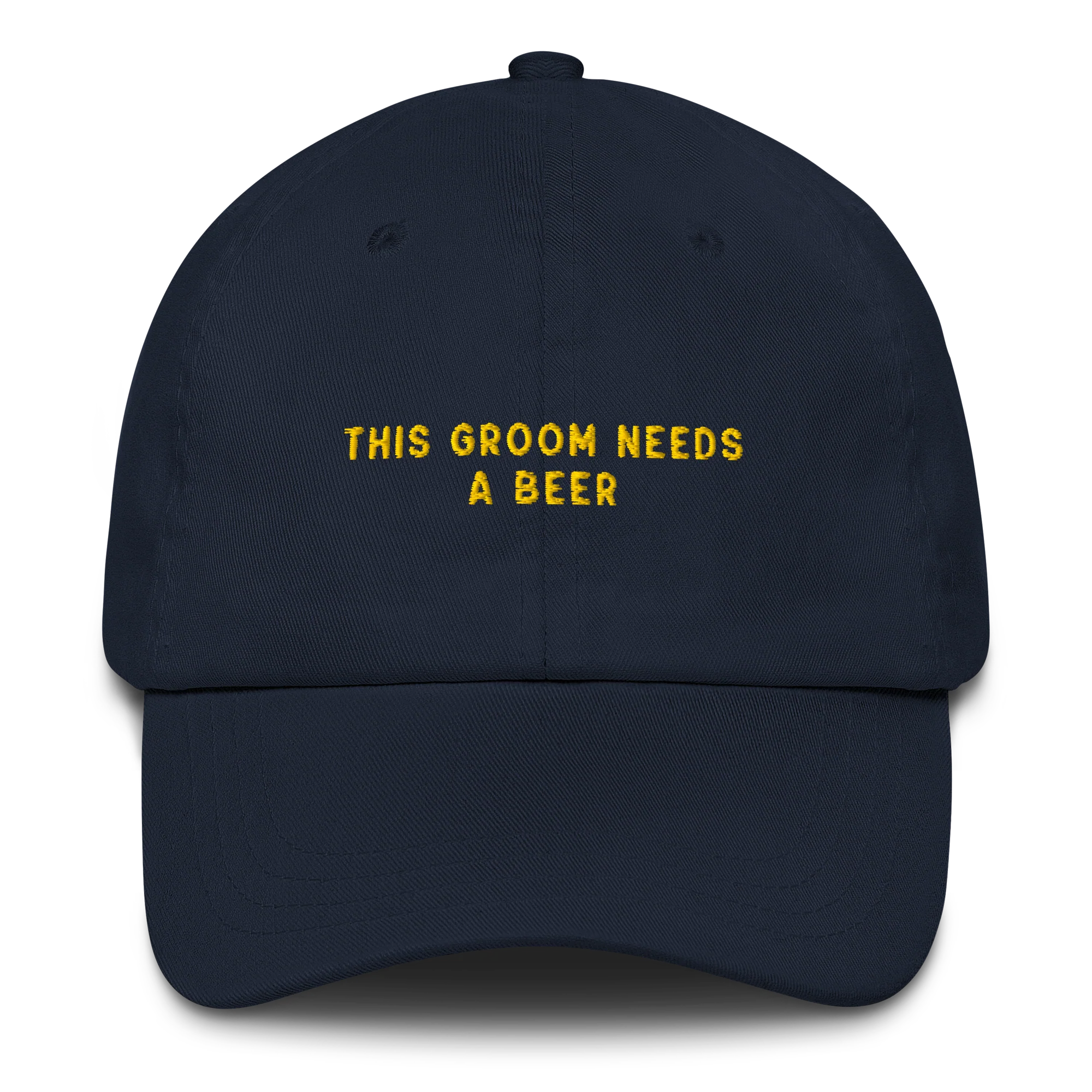 This Groom Needs a Beer Embroidered Cap