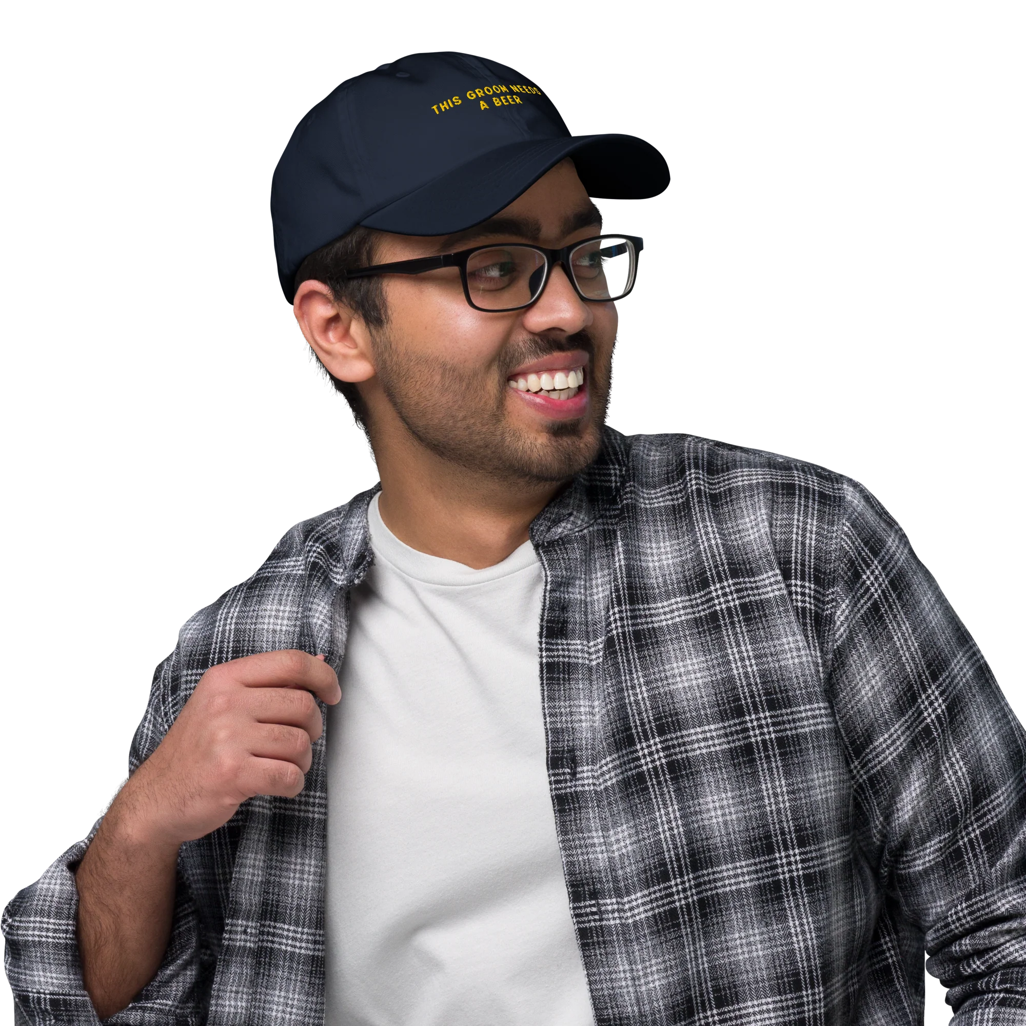 This Groom Needs a Beer Embroidered Cap - Image 2