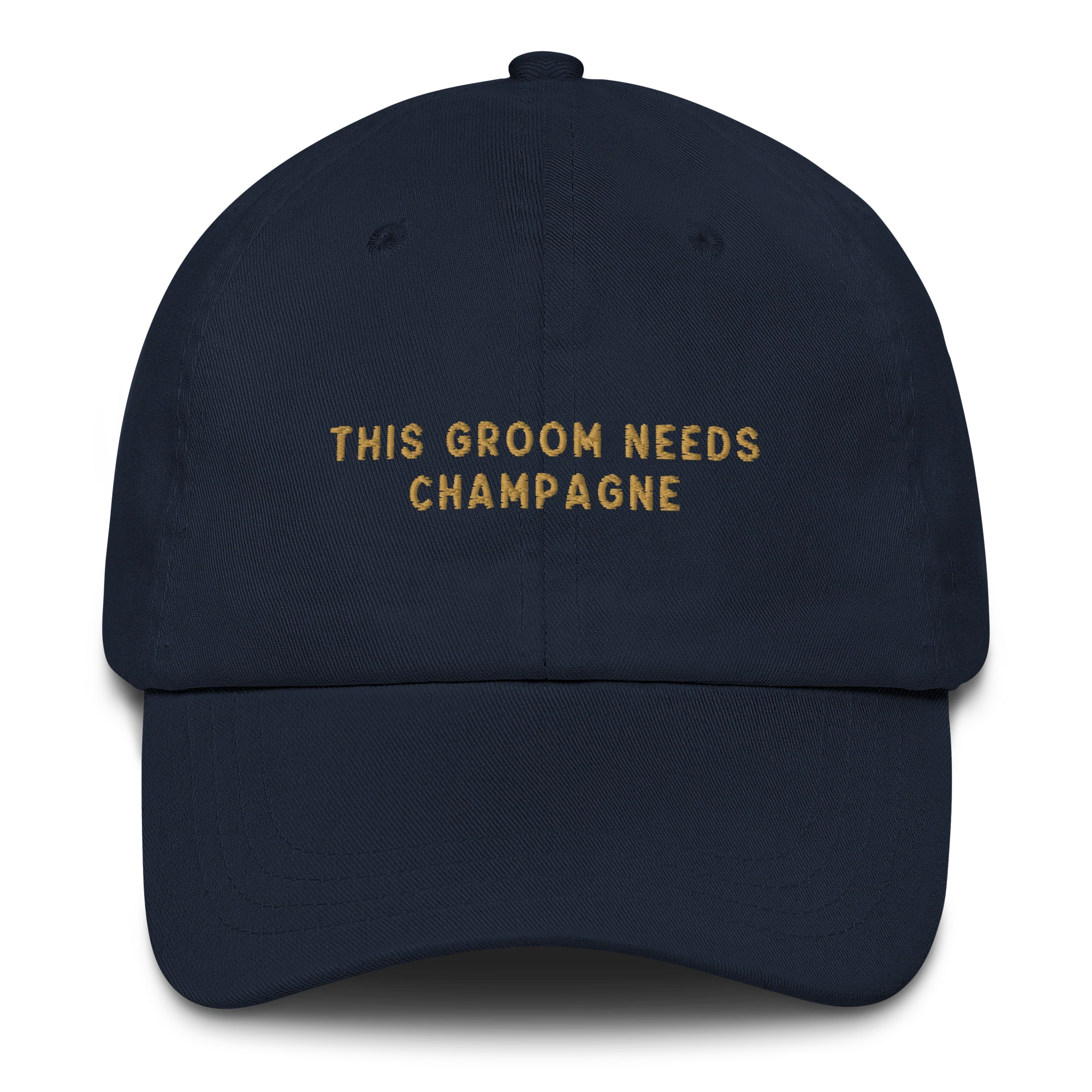 This Groom Needs Champagne Embroidered Cap - Image 5