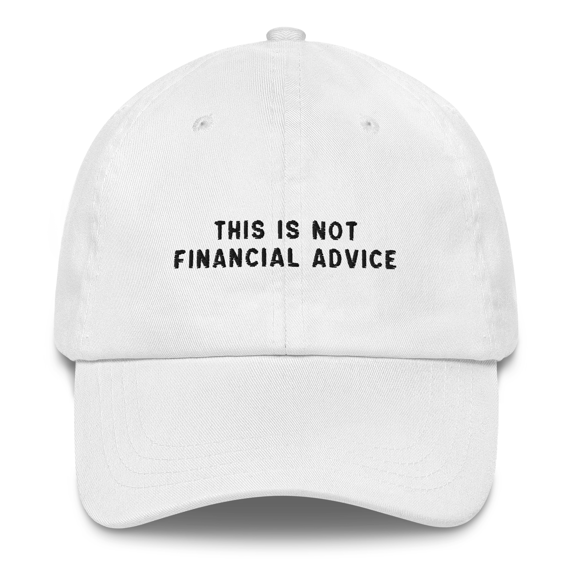 This Is Not Financial Advice Embroidered Cap - Image 3