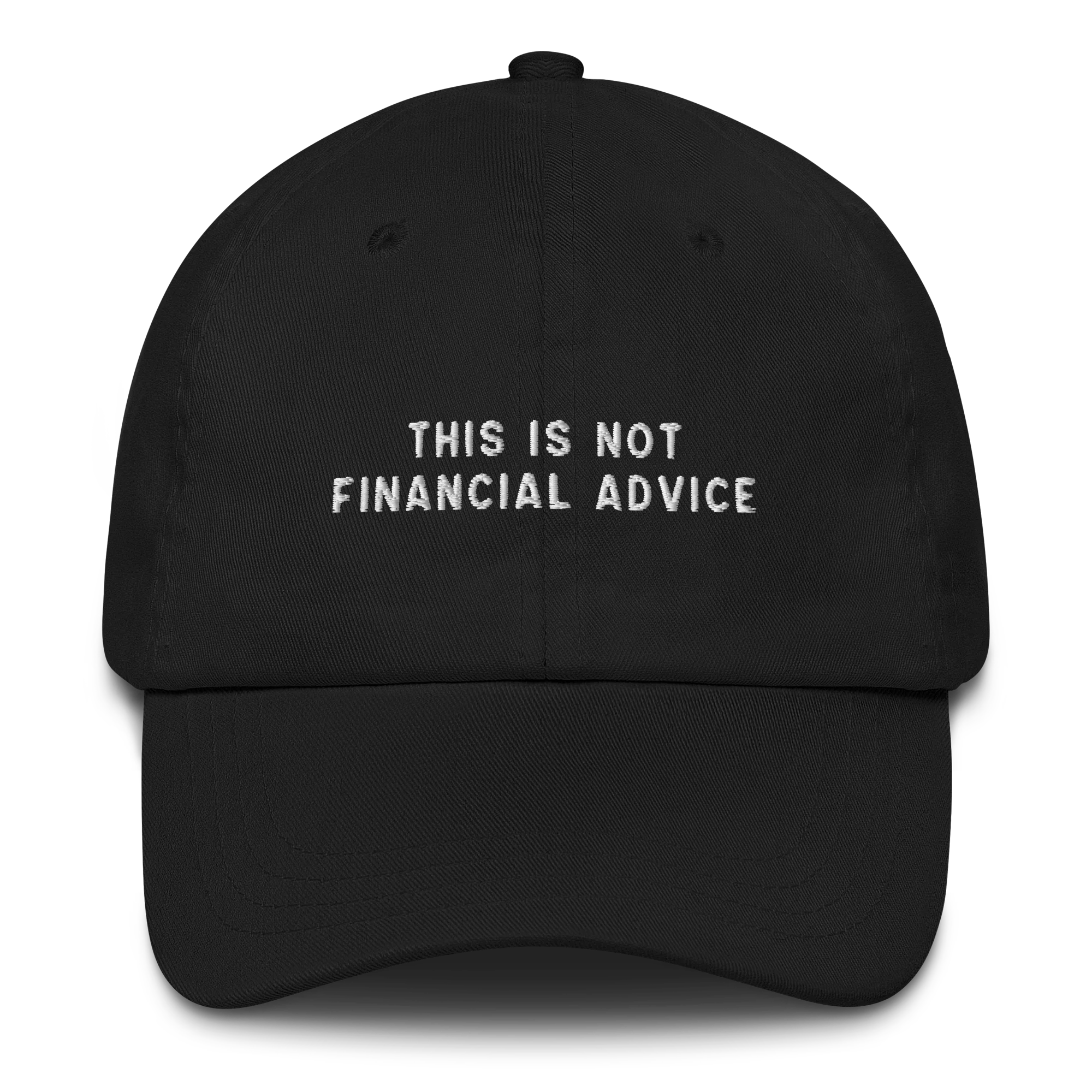 This Is Not Financial Advice Embroidered Cap - Image 4