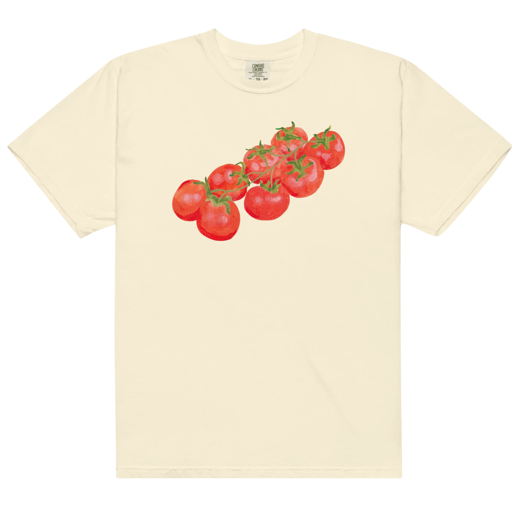 Tomato Girl Watercolor Classic T-Shirt - Image 3