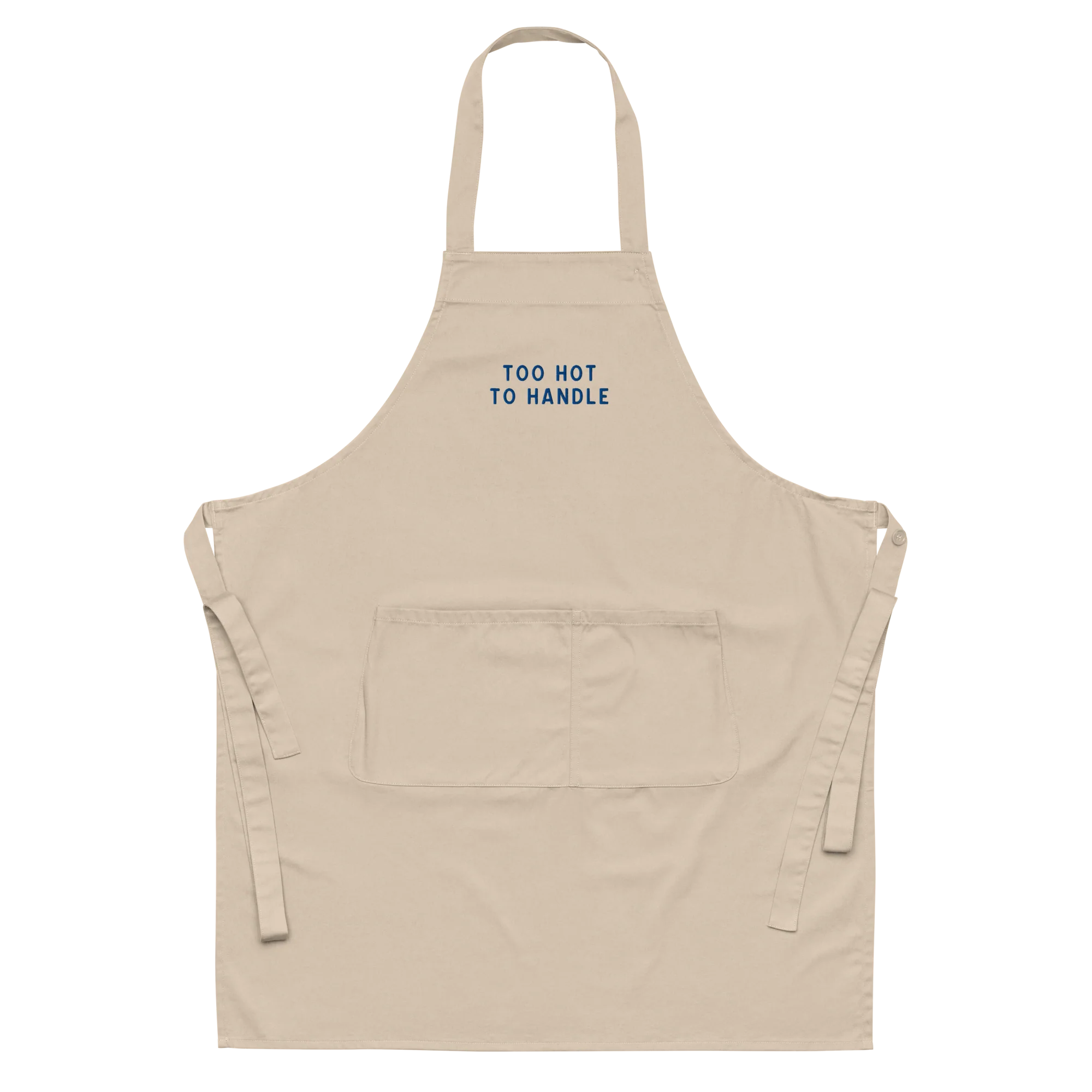 Too Hot to Handle Embroidered Organic Cotton Apron - Image 11